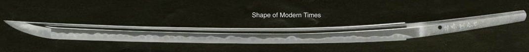 Japanese sword shapes of modern times