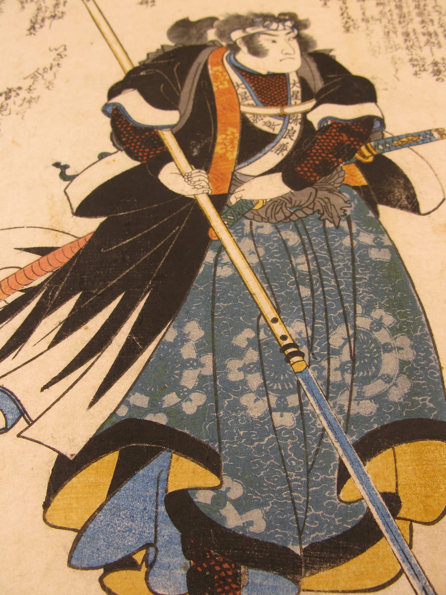 Oboshi Rikiya Yoshikane - Kuniyoshi - Seichu Gishi Den - closeup2