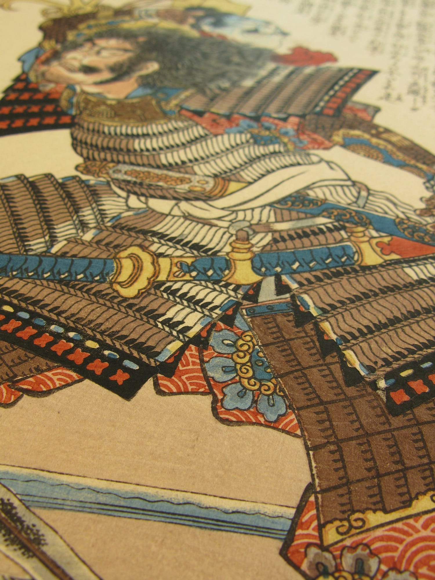 Kuniyoshi - Taiheiki eiyū den - Masatada - detail 3