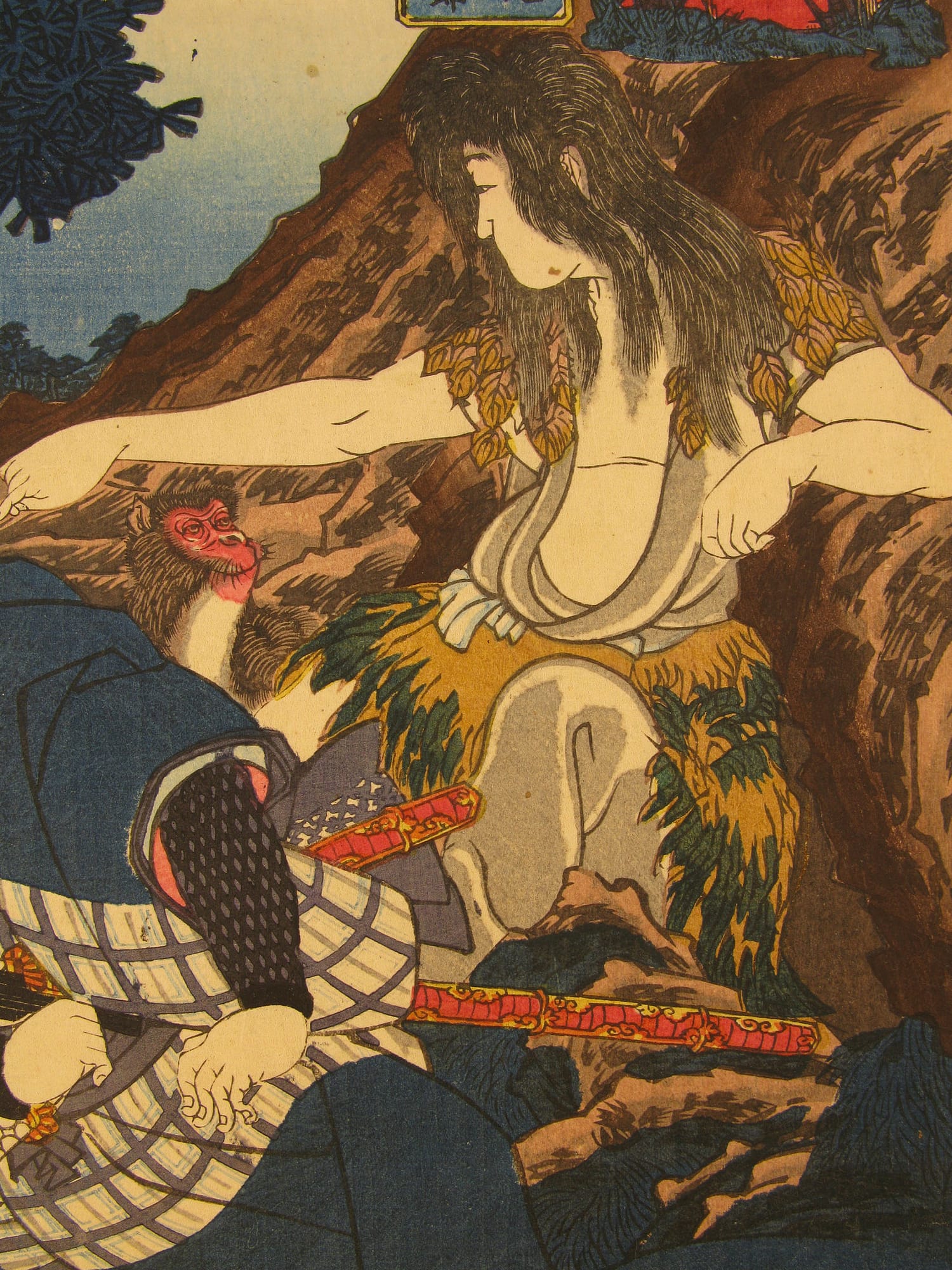 Kuniyoshi - Kisokaido rokujuku tsugi - Matsuida - detail 7