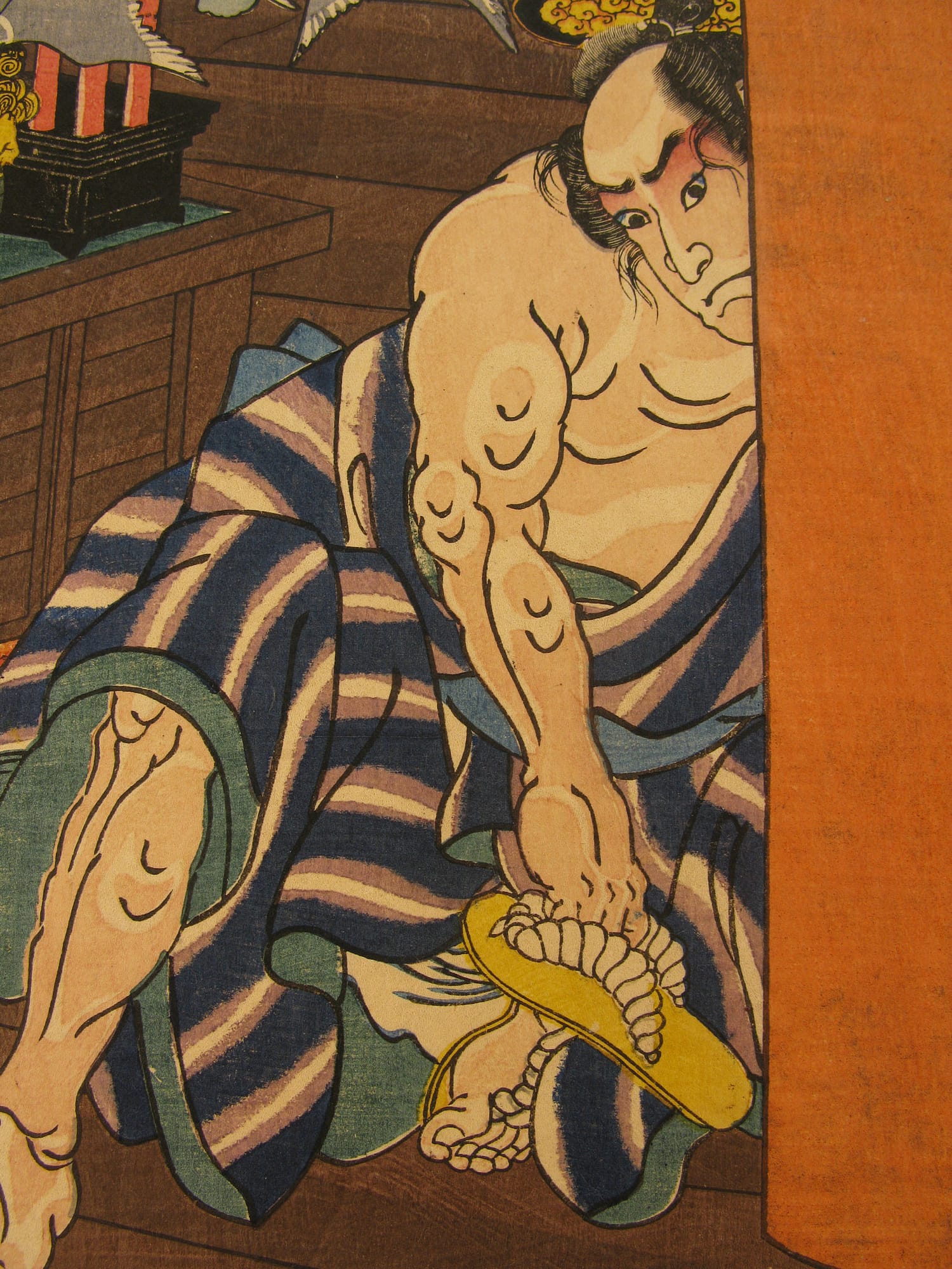 Kuniyoshi - Kisokaido rokujuku tsugi - Karuizawa - detail 3