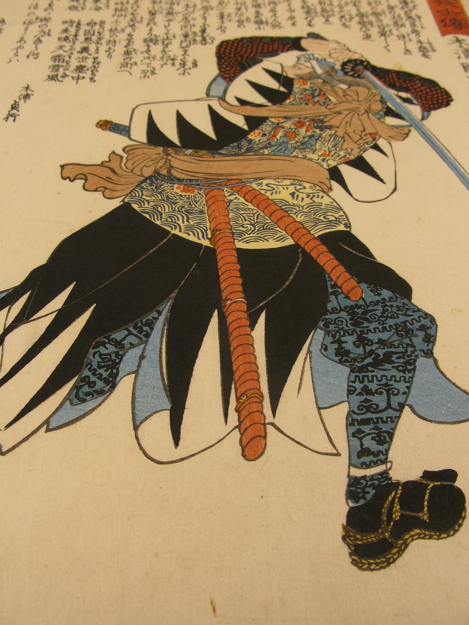 Kuniyoshi - Seichu gishi den - Sadayuki - detail 3