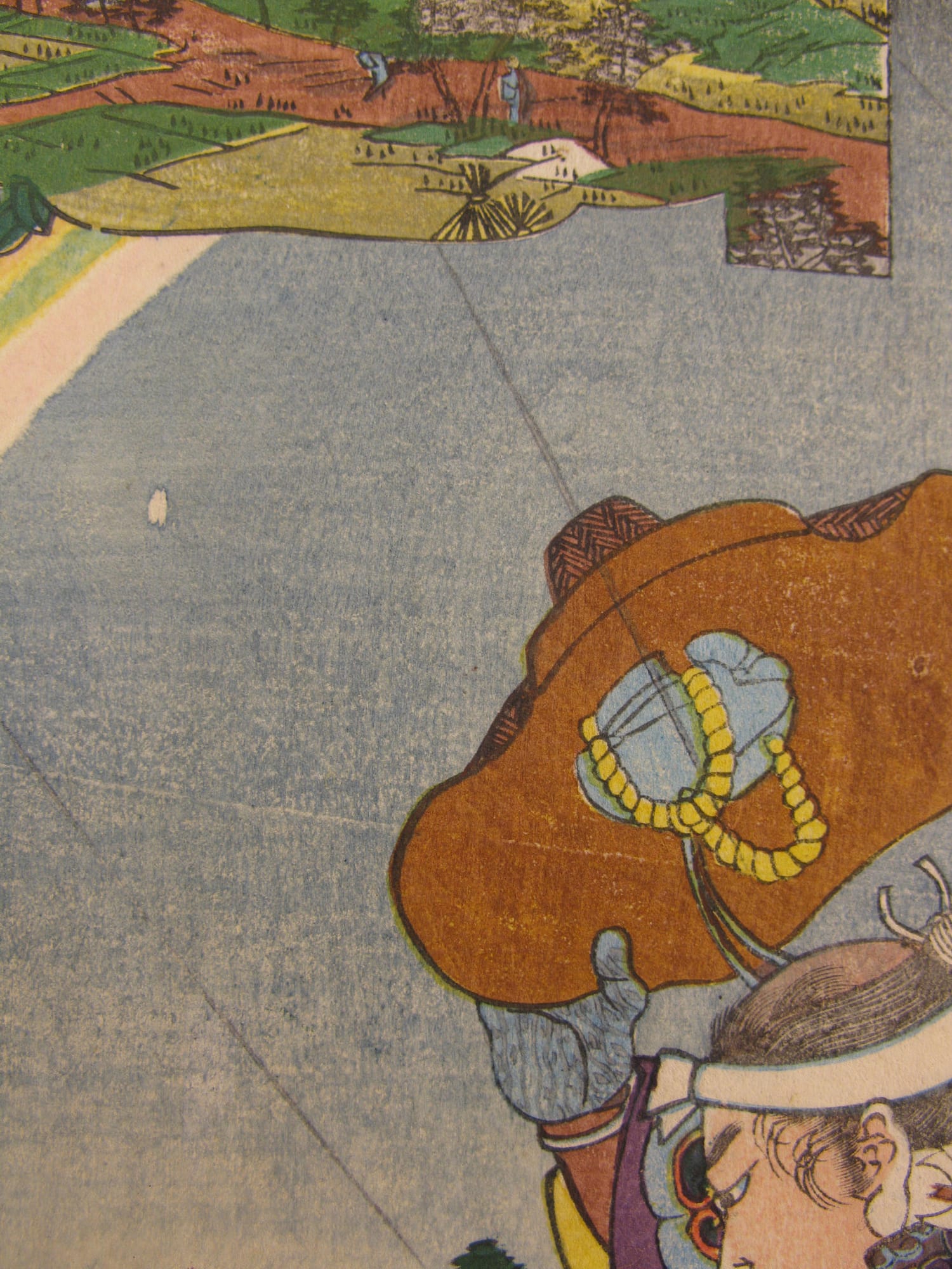 Kuniyoshi - Kisokaido rokujuku tsugi - yawata - detail 4