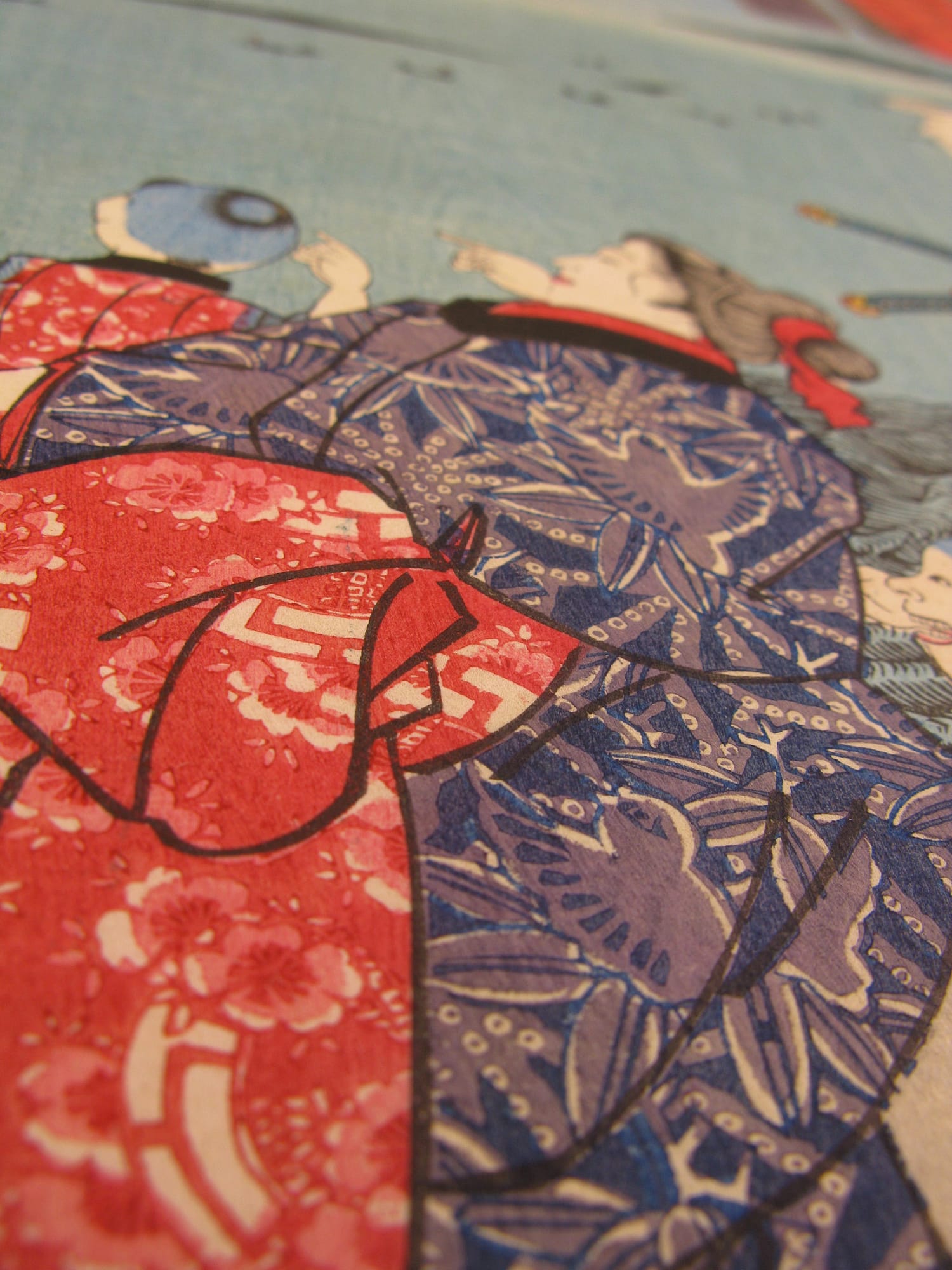 Kuniyoshi - Kisokaido rokujuku tsugi - shiojiri - detail 4