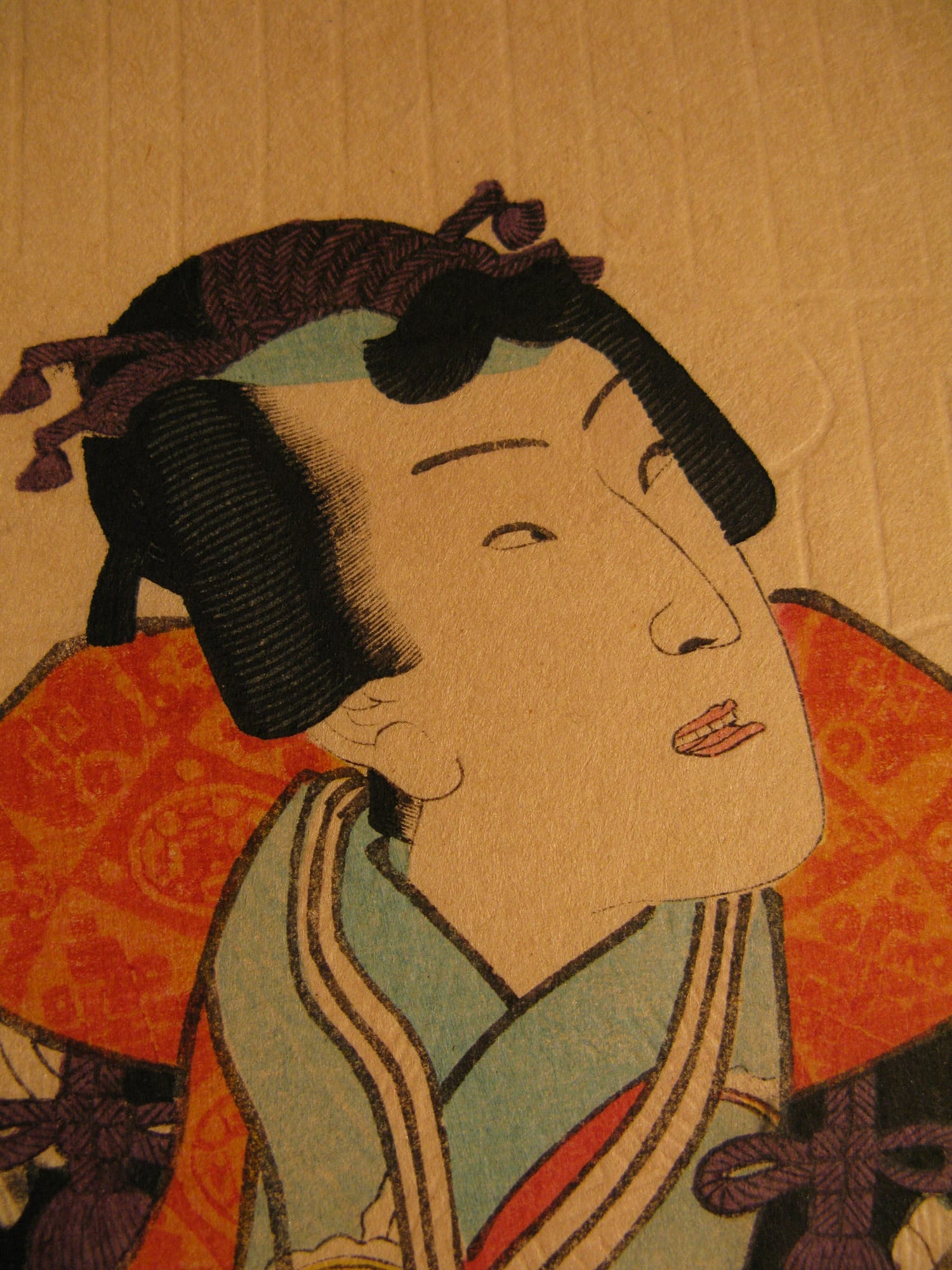 Kunisada / Toyokuni III - woodblock print - Lasting impressions of a late Genji collection - Chapter 37 - detail 1