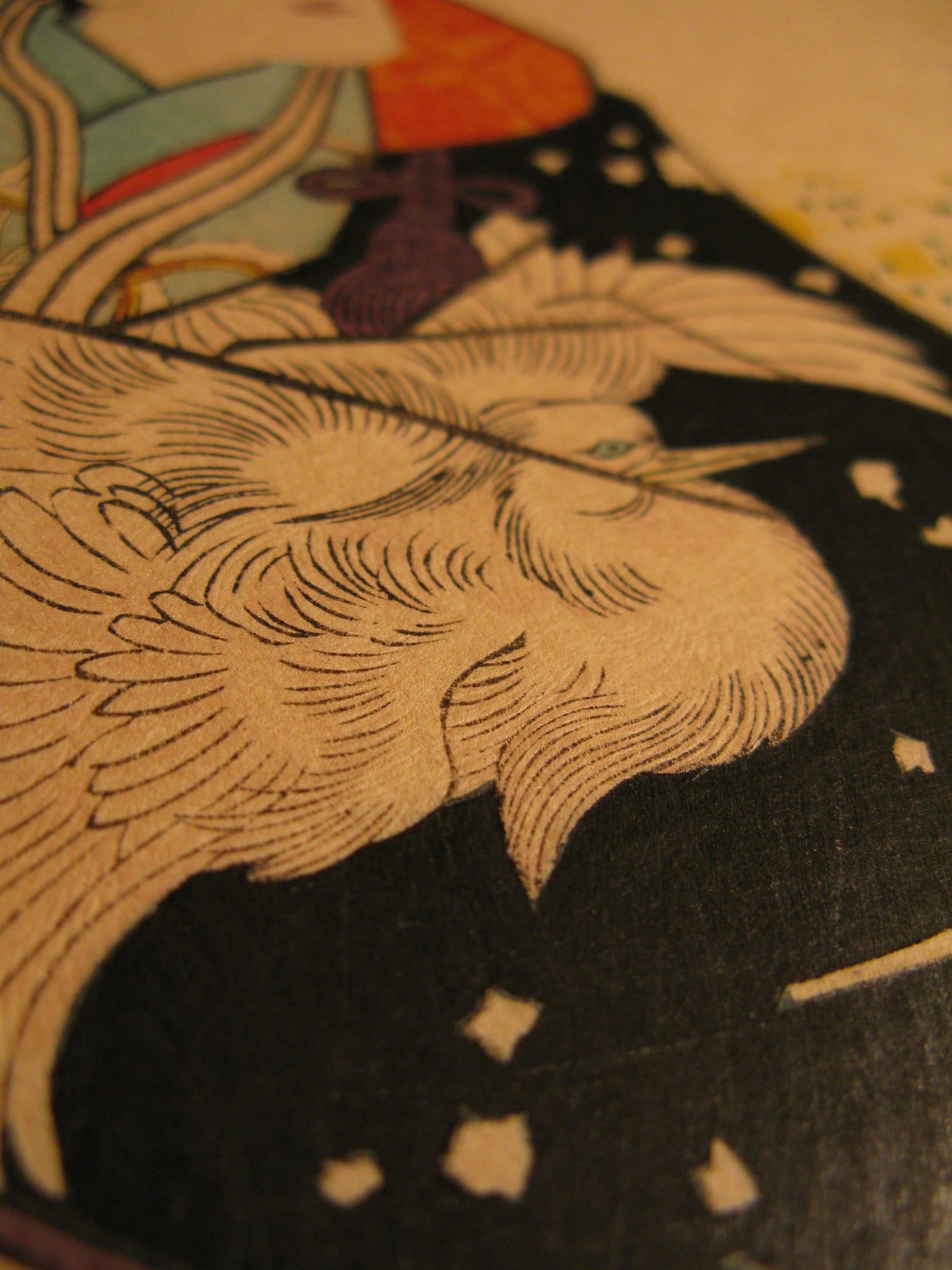 Kunisada / Toyokuni III - woodblock print - Lasting impressions of a late Genji collection - Chapter 37 - detail 3