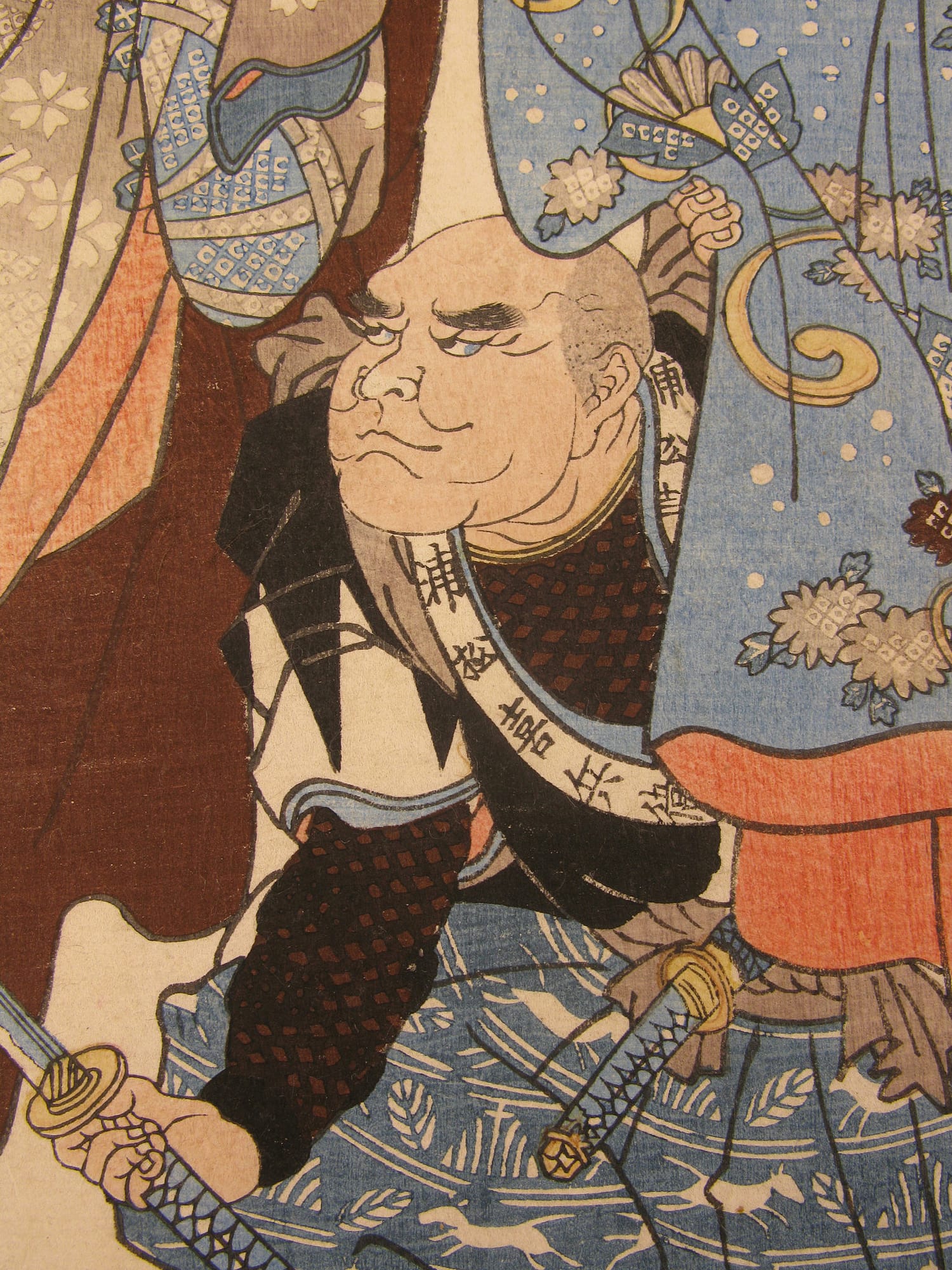 Kuniyoshi - Seichu gishi den - Hidenao - detail 1
