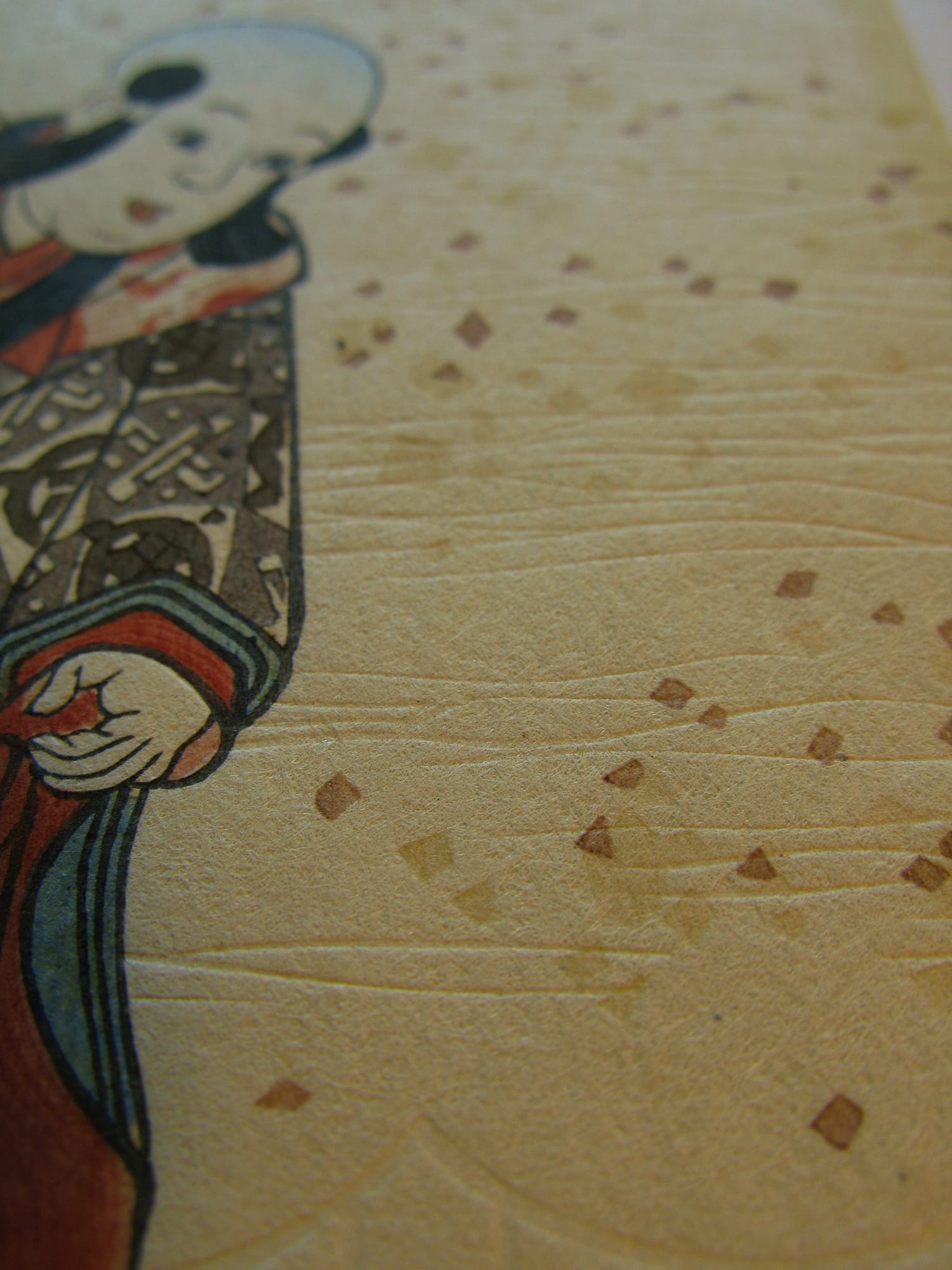Kunisada / Toyokuni III - woodblock print - Lasting impressions of a late Genji collection - Chapter 6 - detail 3