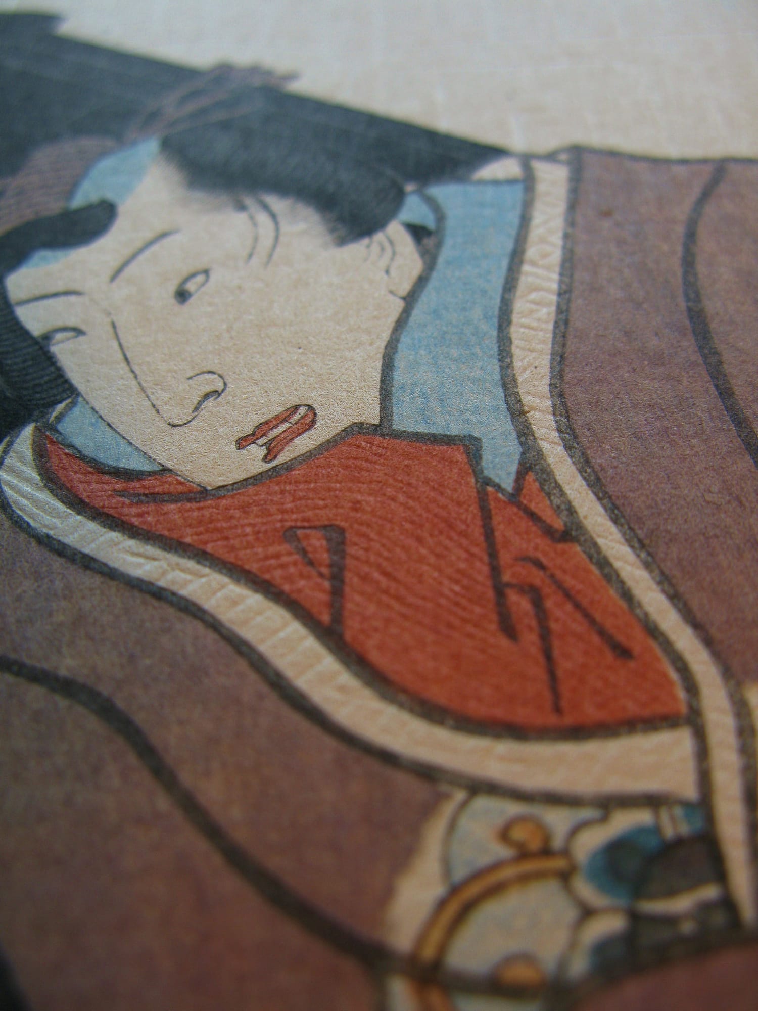 Kunisada / Toyokuni III - woodblock print - Lasting impressions of a late Genji collection - Chapter 7 - detail 4