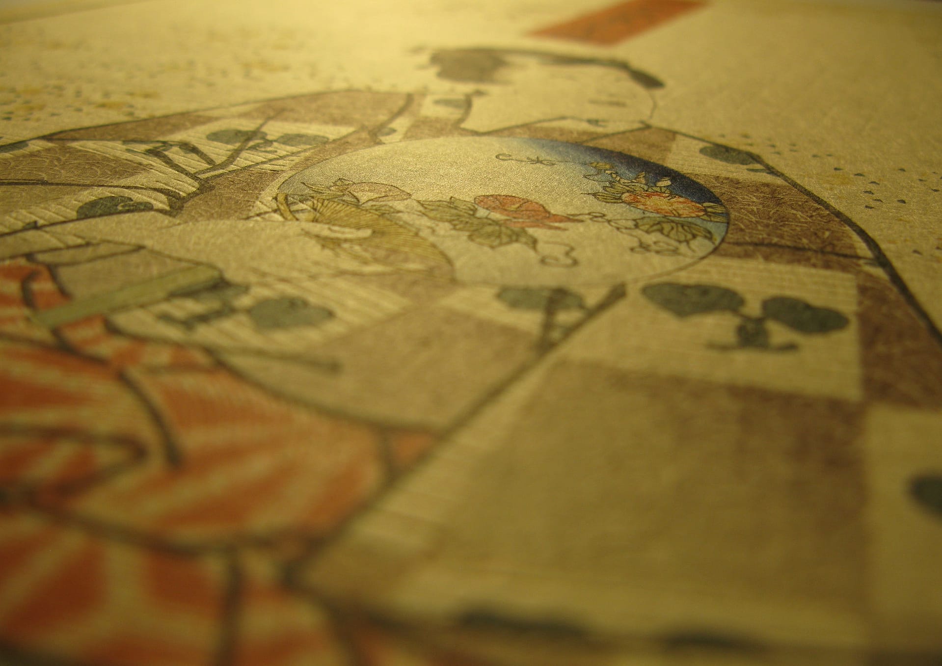 Kunisada / Toyokuni III - woodblock print - Lasting impressions of a late Genji collection - Chapter 26 - detail 5