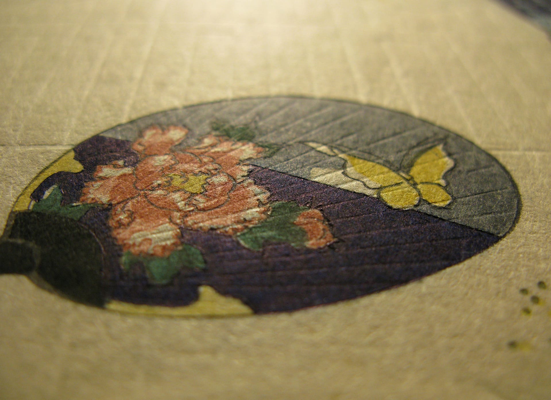 Kunisada / Toyokuni III - woodblock print - Lasting impressions of a late Genji collection - Chapter 38 - detail 3