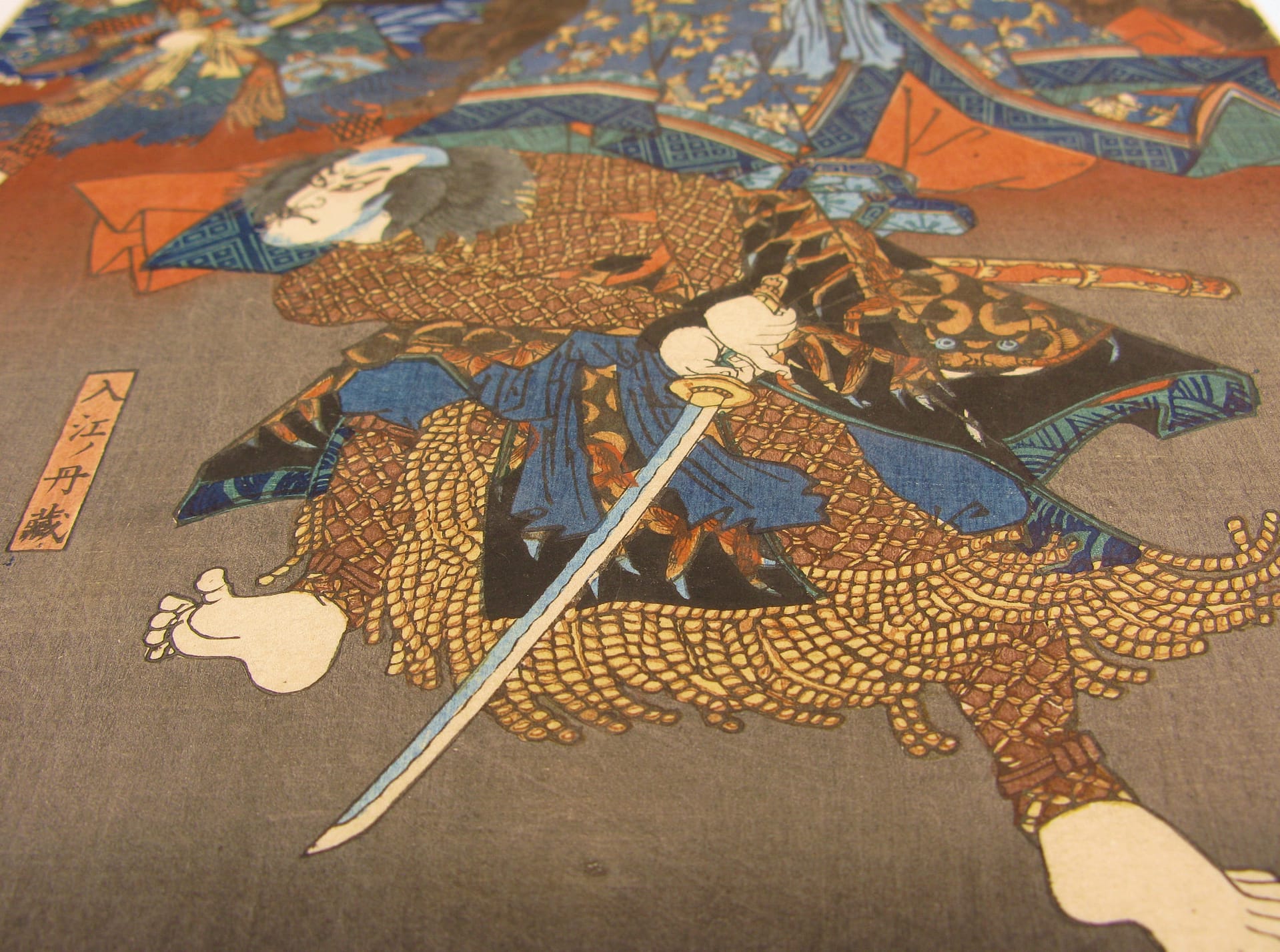 Kunisada II - woodblock print - Senbon Zakura - detail 03