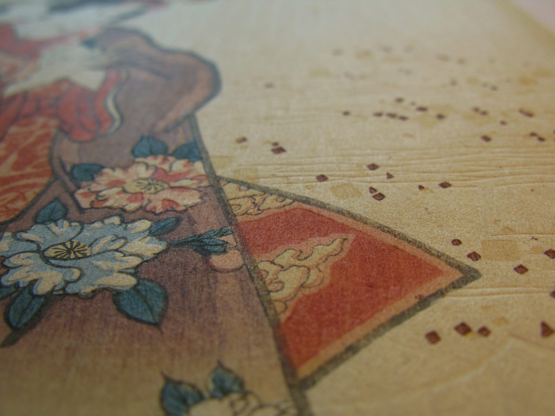Kunisada / Toyokuni III - woodblock print - Lasting impressions of a late Genji collection - Chapter 11 - detail 4