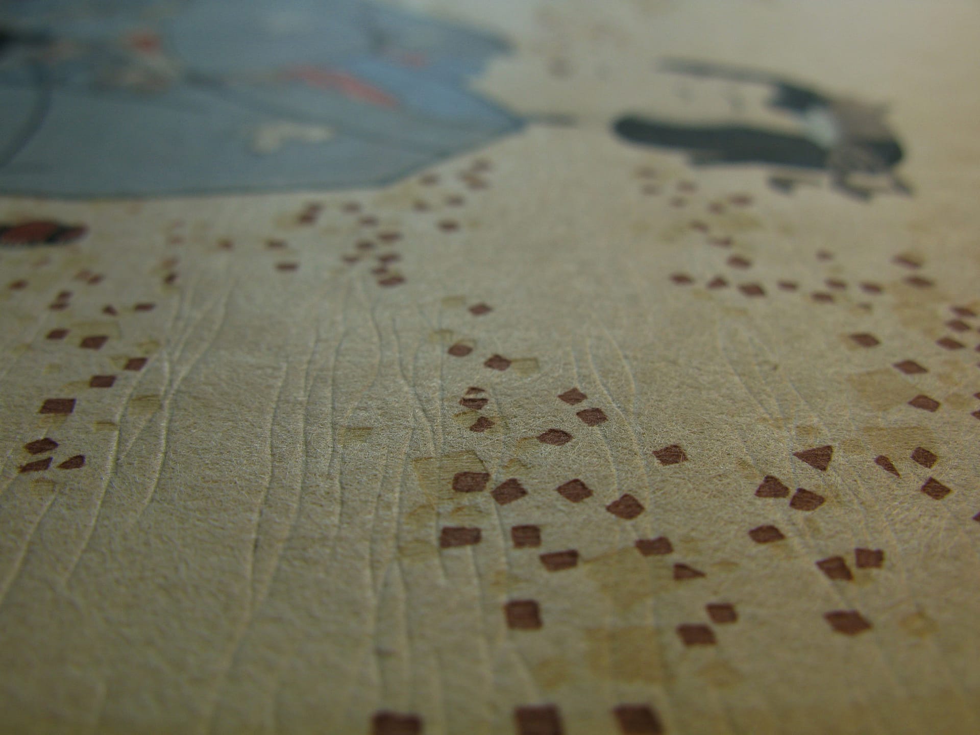 Kunisada / Toyokuni III - woodblock print - Lasting impressions of a late Genji collection - Chapter 11 - detail 5