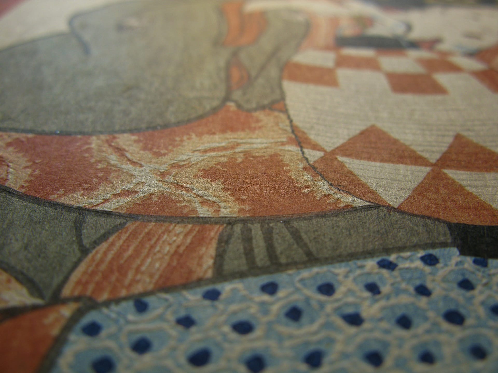 Kunisada / Toyokuni III - woodblock print - Lasting impressions of a late Genji collection - Chapter 13 - detail 3