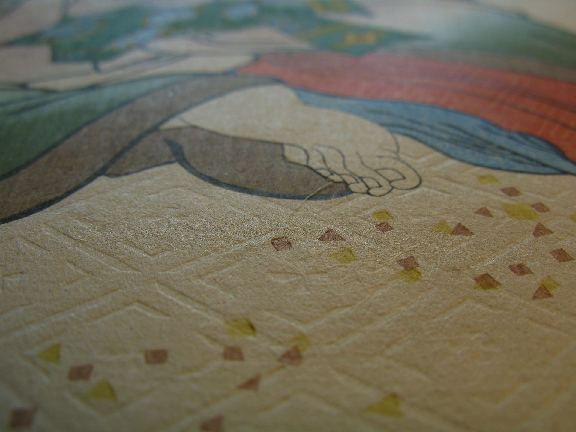 Kunisada / Toyokuni III - woodblock print - Lasting impressions of a late Genji collection - Chapter 13 - detail 5