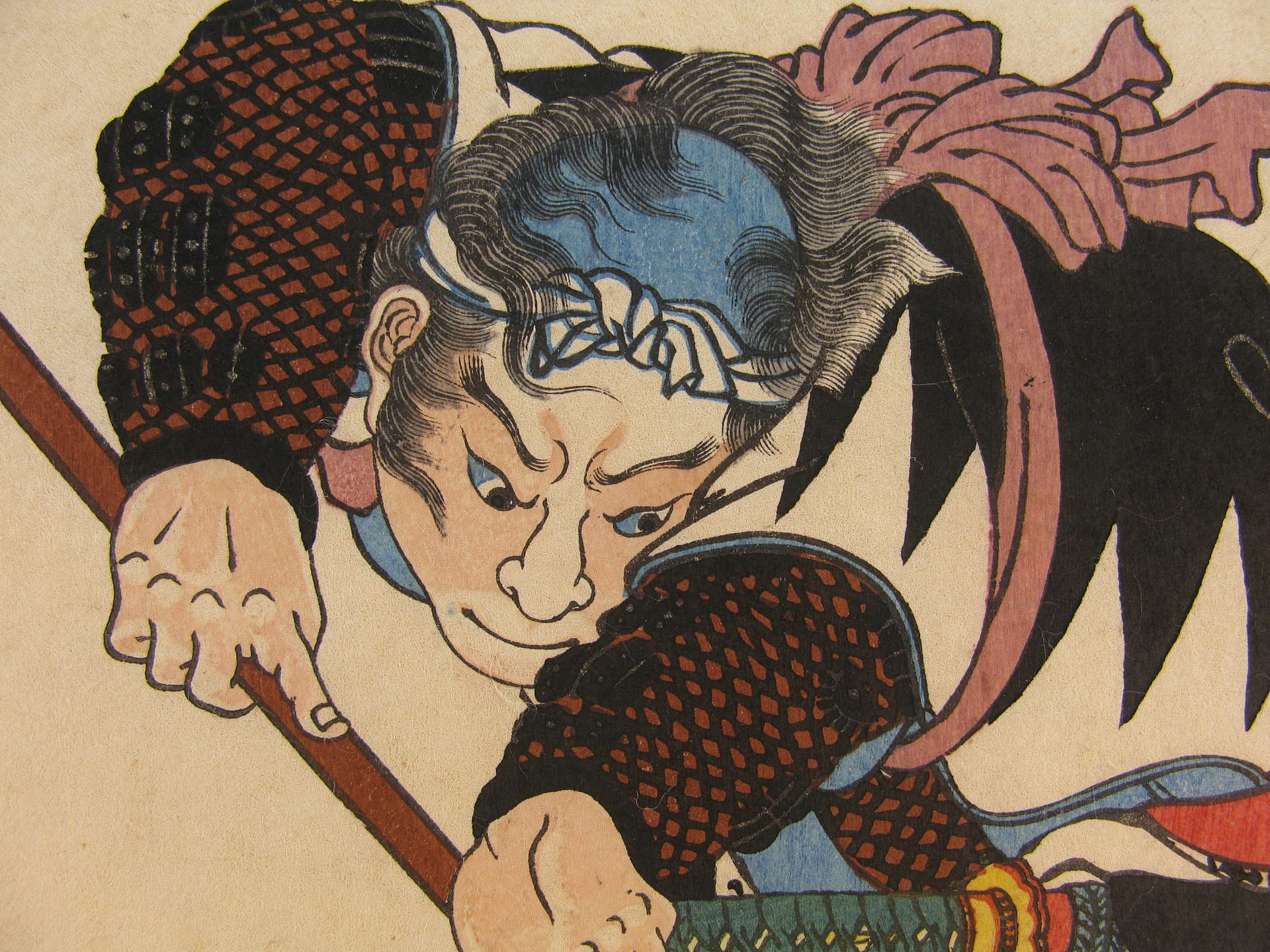 Kuniyoshi - Seichu gishi den - Tadao – detail 1