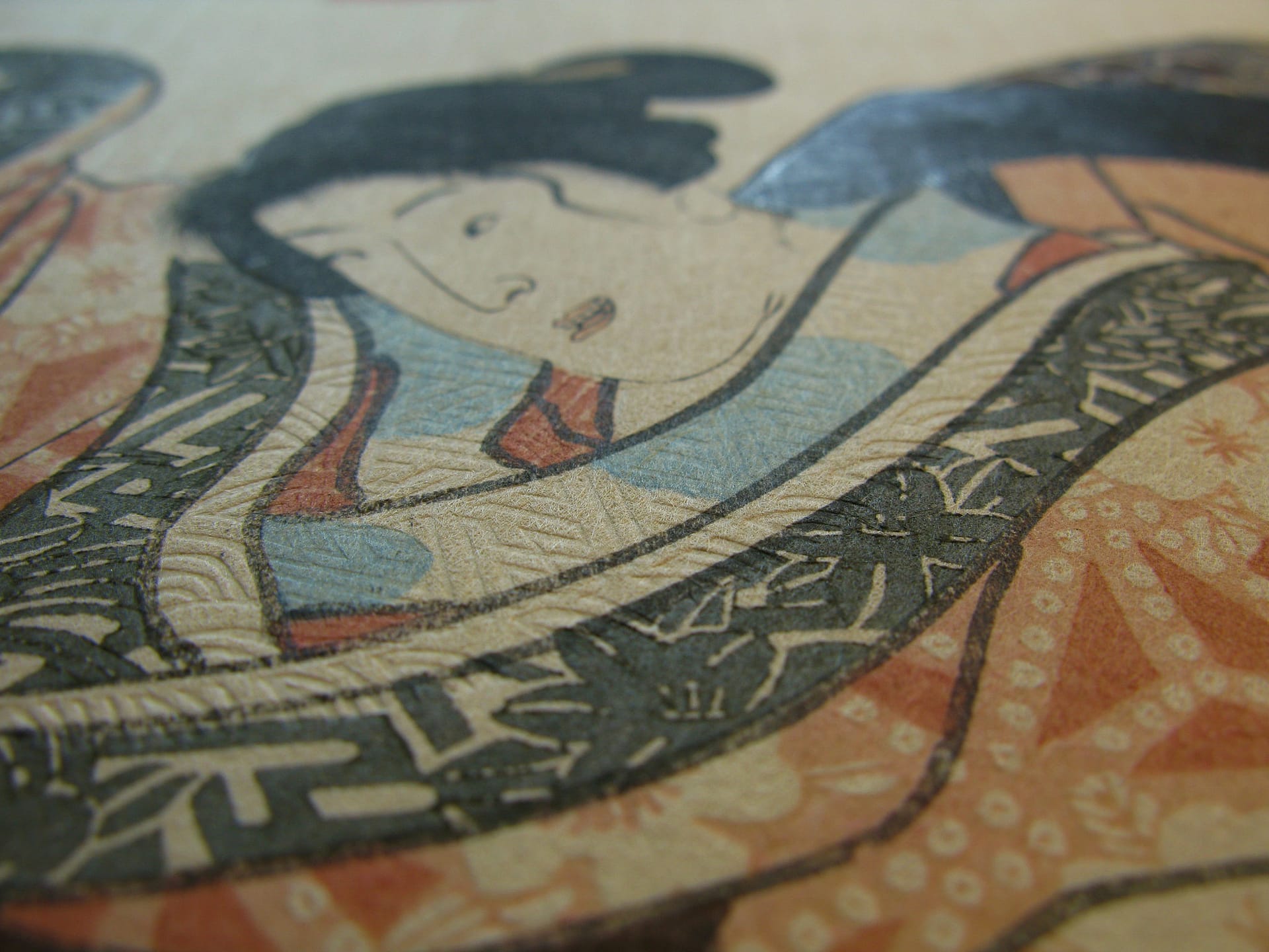 Kunisada / Toyokuni III - woodblock print - Lasting impressions of a late Genji collection - Chapter 15 - detail 5