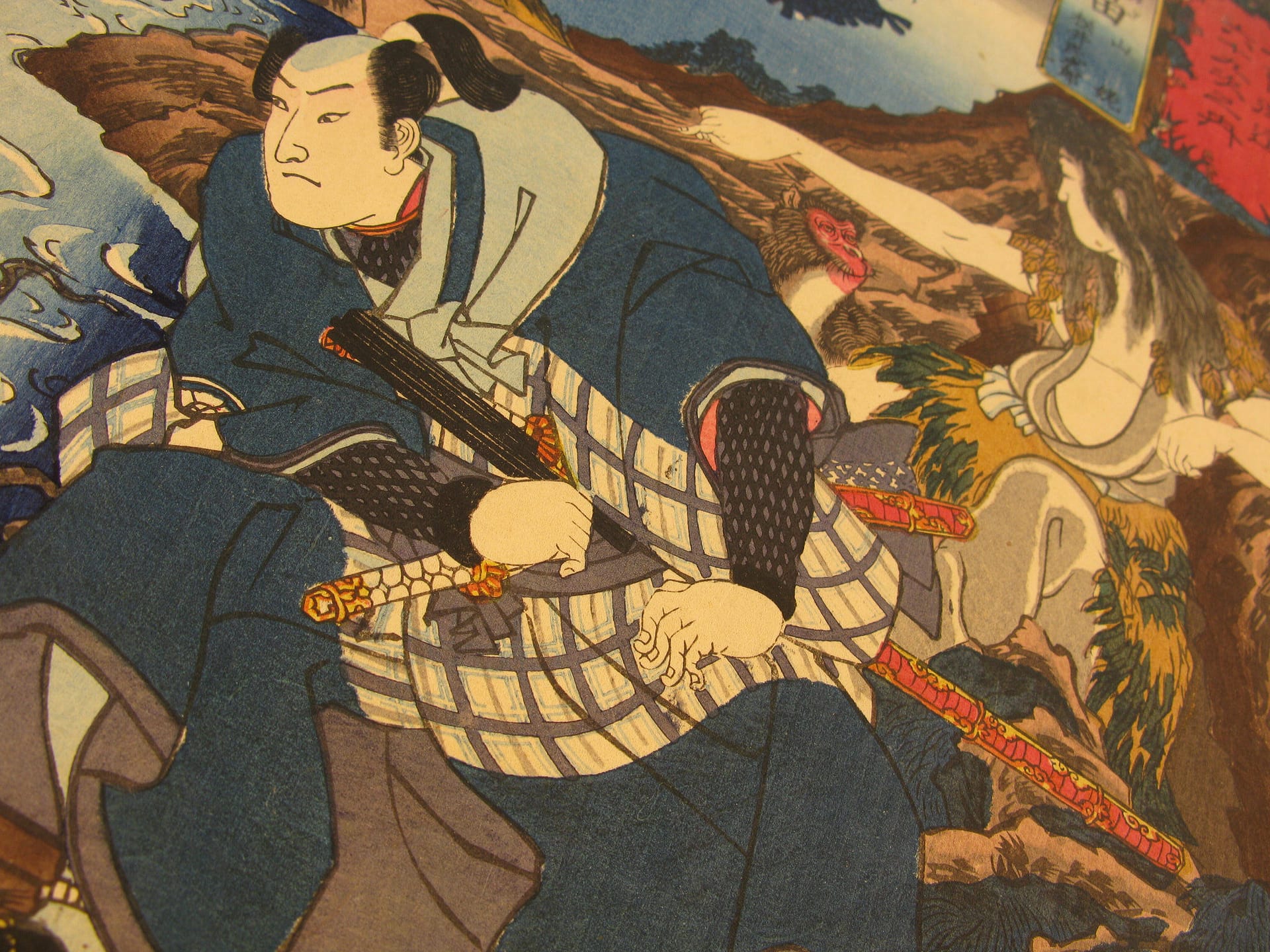 Kuniyoshi - Kisokaido rokujuku tsugi - Matsuida - detail 6