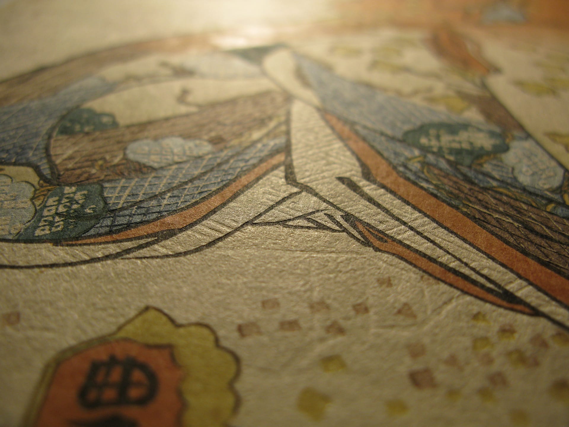 Kunisada / Toyokuni III - woodblock print - Lasting impressions of a late Genji collection - Chapter 20 - detail 5