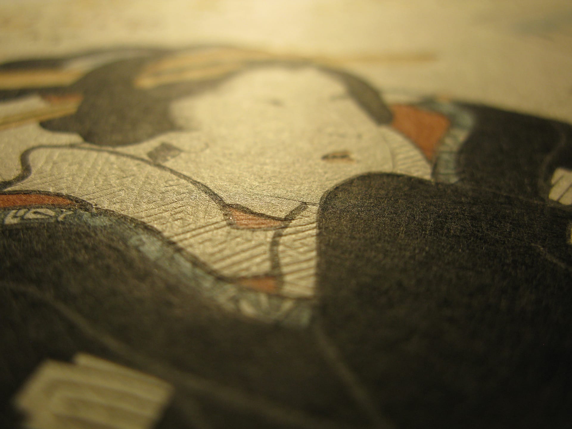 Kunisada / Toyokuni III - woodblock print - Lasting impressions of a late Genji collection - Chapter 24 - detail 5