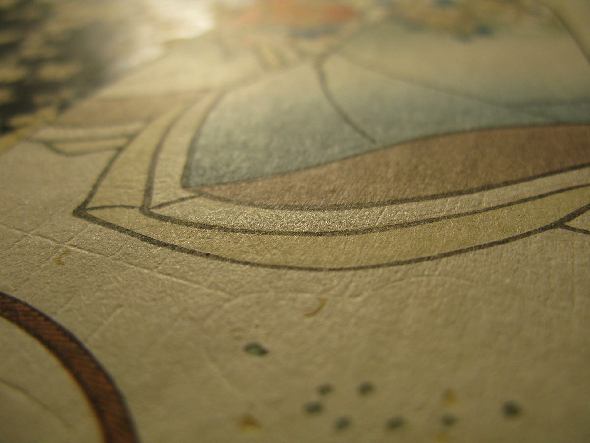 Kunisada / Toyokuni III - woodblock print - Lasting impressions of a late Genji collection - Chapter 25 - detail 4