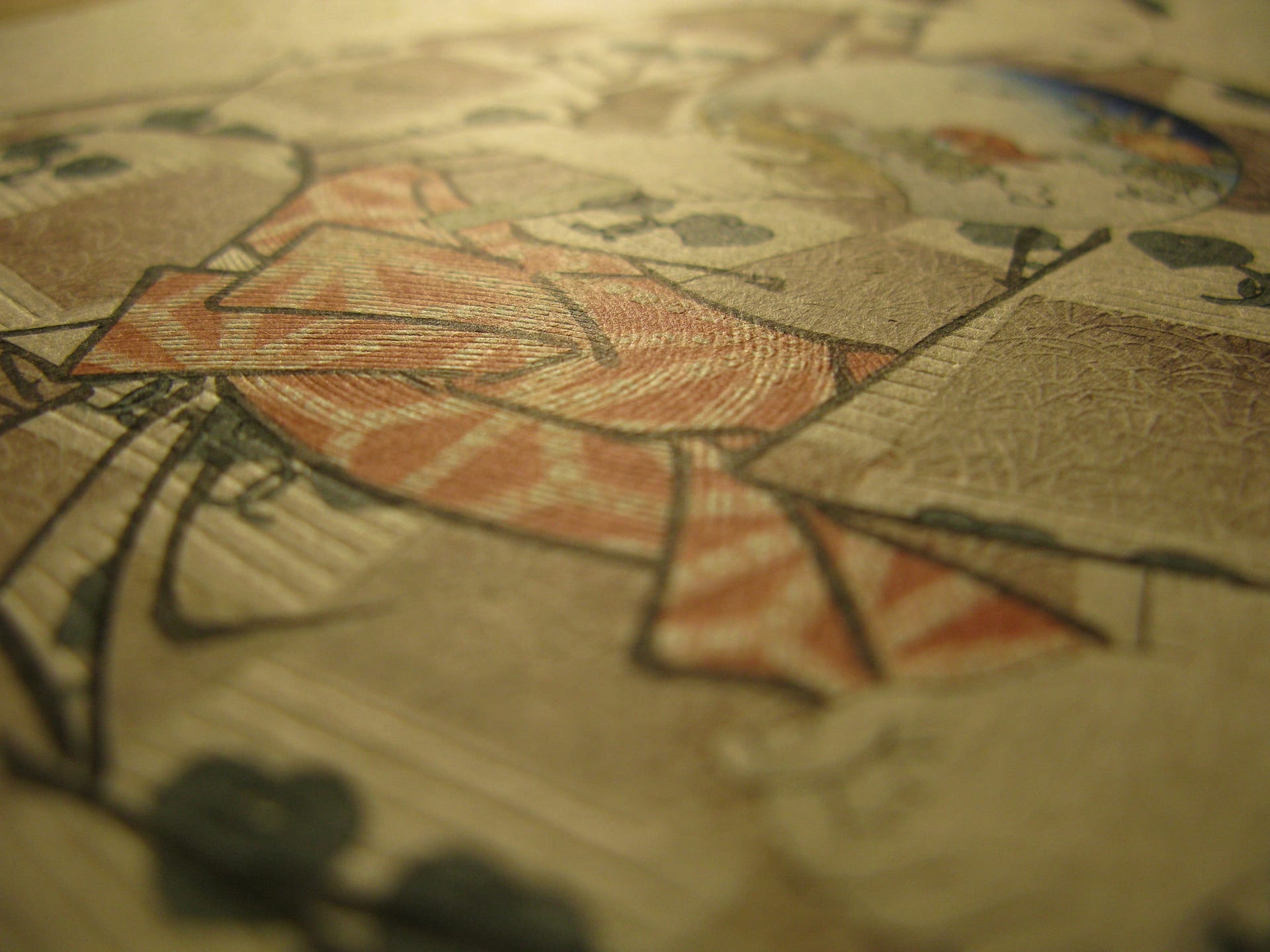 Kunisada / Toyokuni III - woodblock print - Lasting impressions of a late Genji collection - Chapter 26 - detail 3
