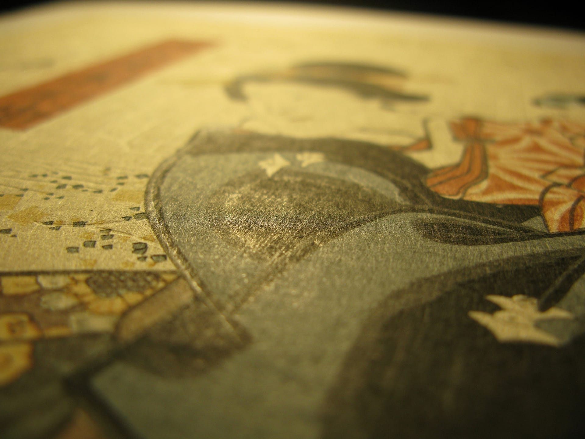 Kunisada / Toyokuni III - woodblock print - Lasting impressions of a late Genji collection - Chapter 26 - detail 2