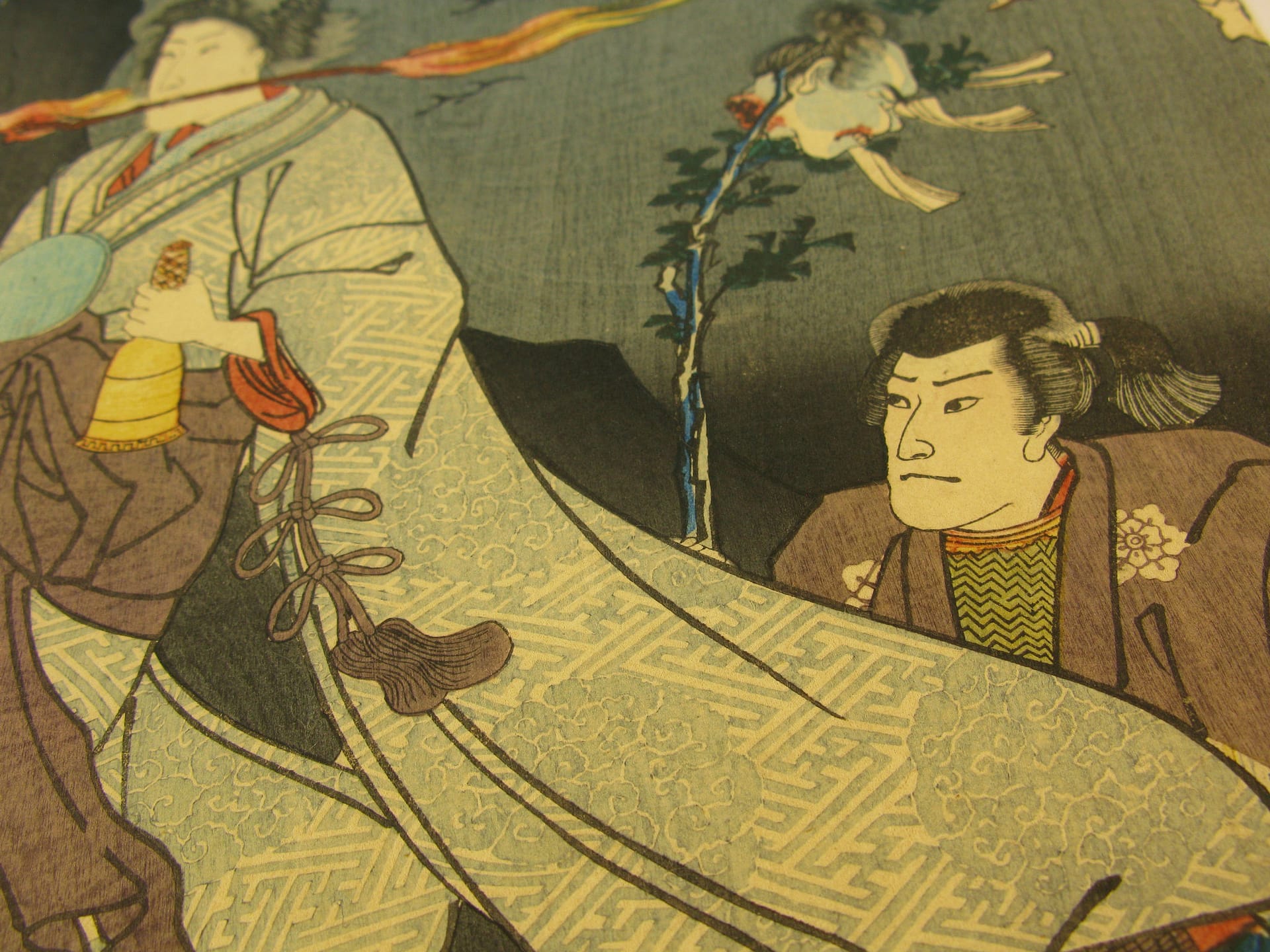 Kuniyoshi - Kisokaido rokujuku tsugi - ashida - detail 4