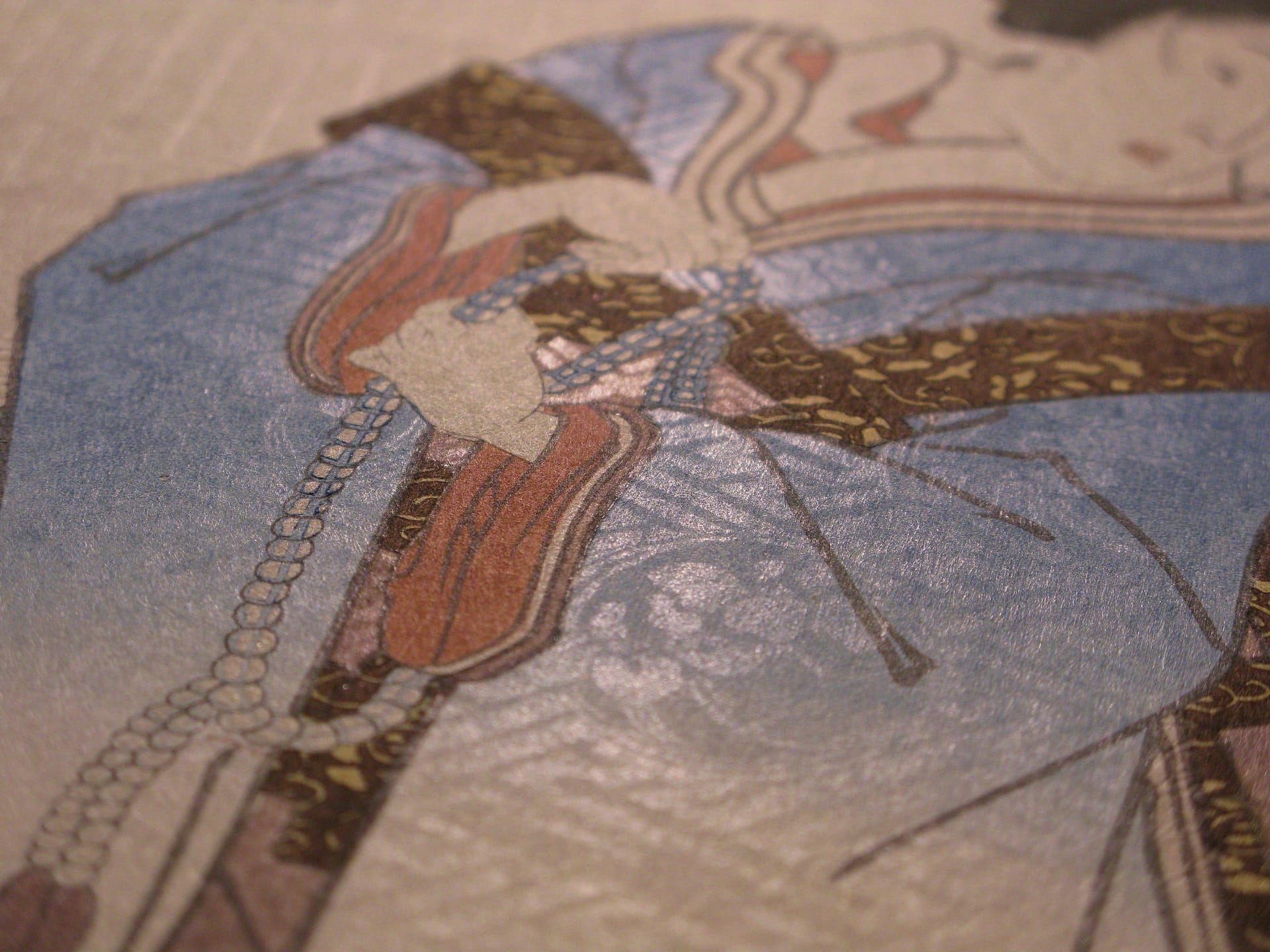 Kunisada / Toyokuni III - woodblock print - Lasting impressions of a late Genji collection - Chapter 30 - detail 5