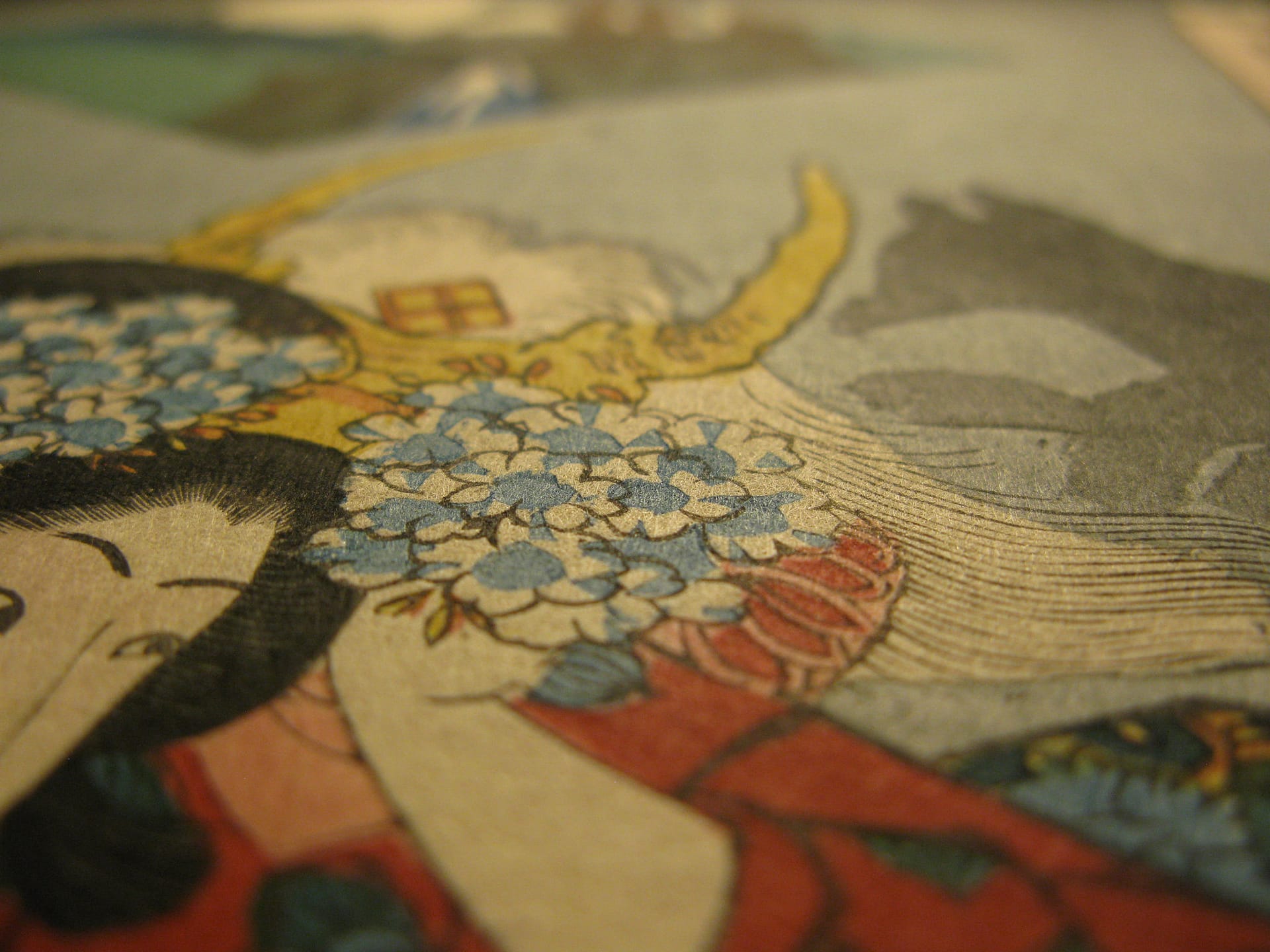 Kuniyoshi - Kisokaido rokujuku tsugi - shimonosuwa - detail 7