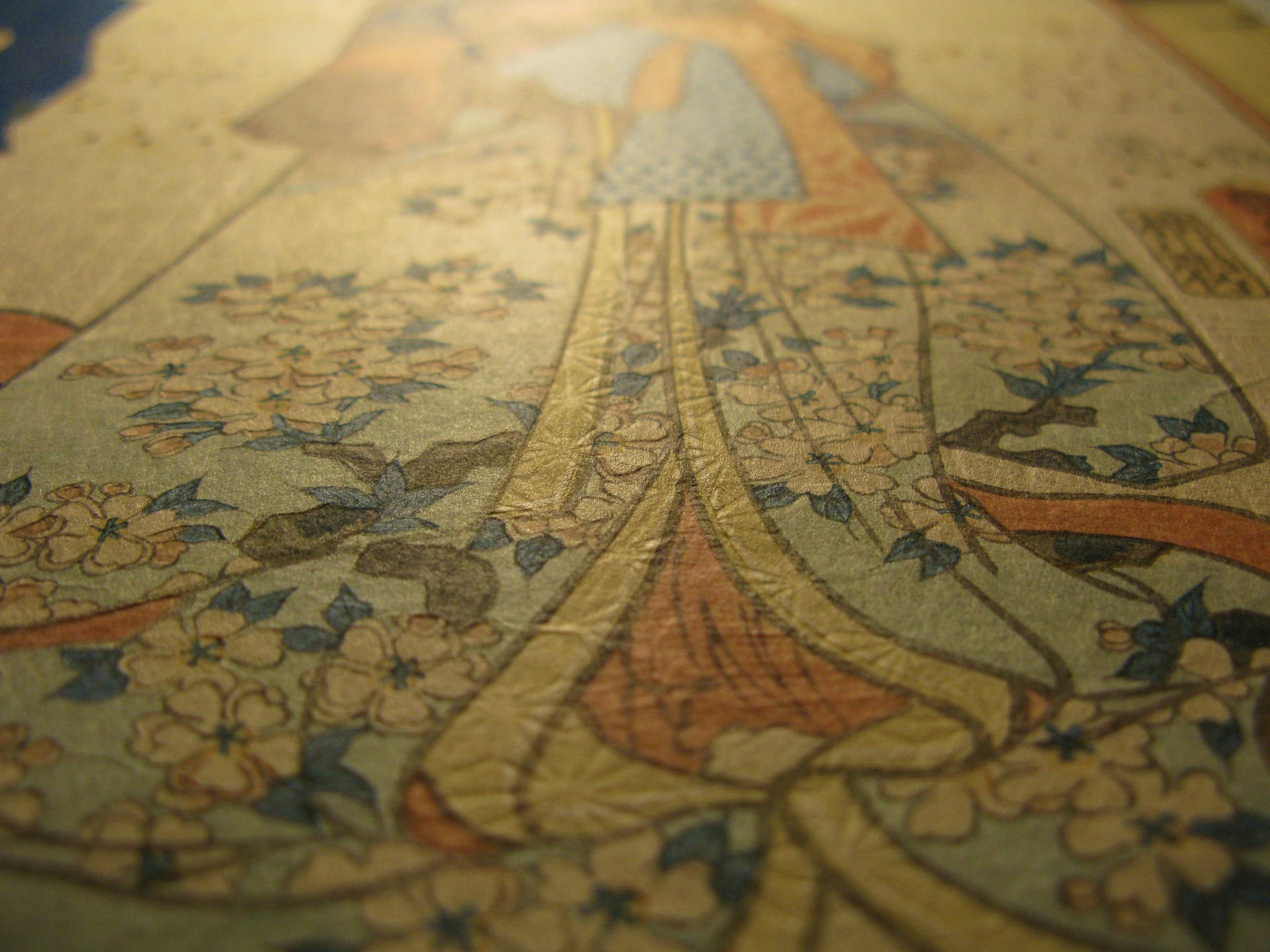 Kunisada / Toyokuni III - woodblock print - Lasting impressions of a late Genji collection - Chapter 31 - detail 6