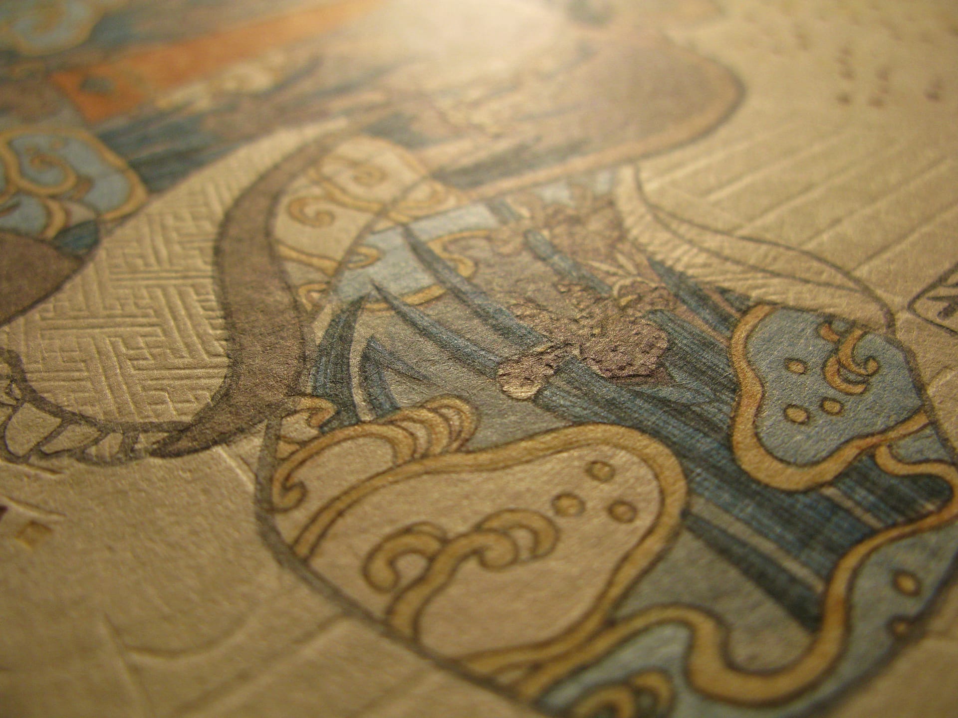 Kunisada / Toyokuni III - woodblock print - Lasting impressions of a late Genji collection - Chapter 31 - detail 7