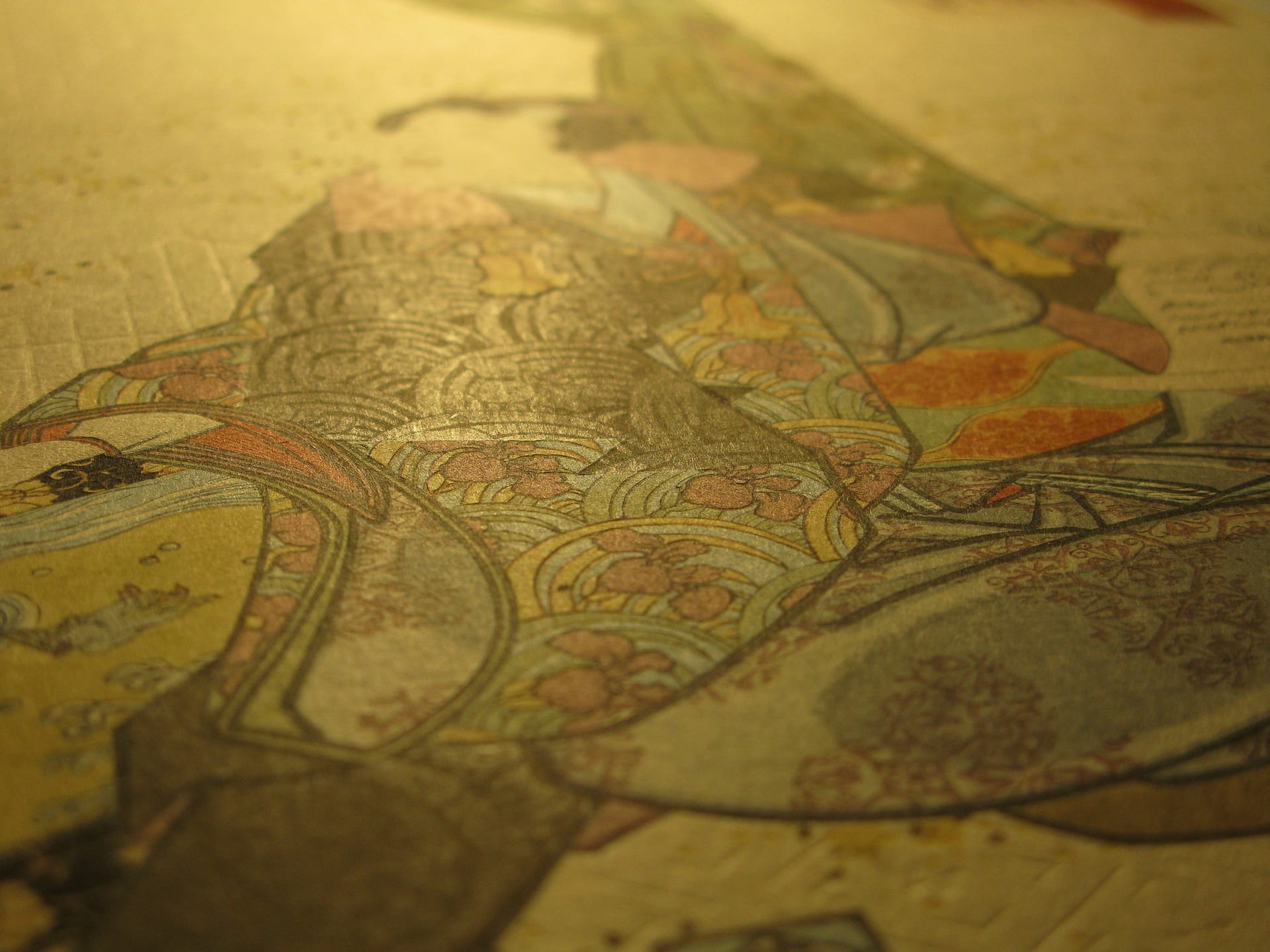 Kunisada / Toyokuni III - woodblock print - Lasting impressions of a late Genji collection - Chapter 34 - detail 2
