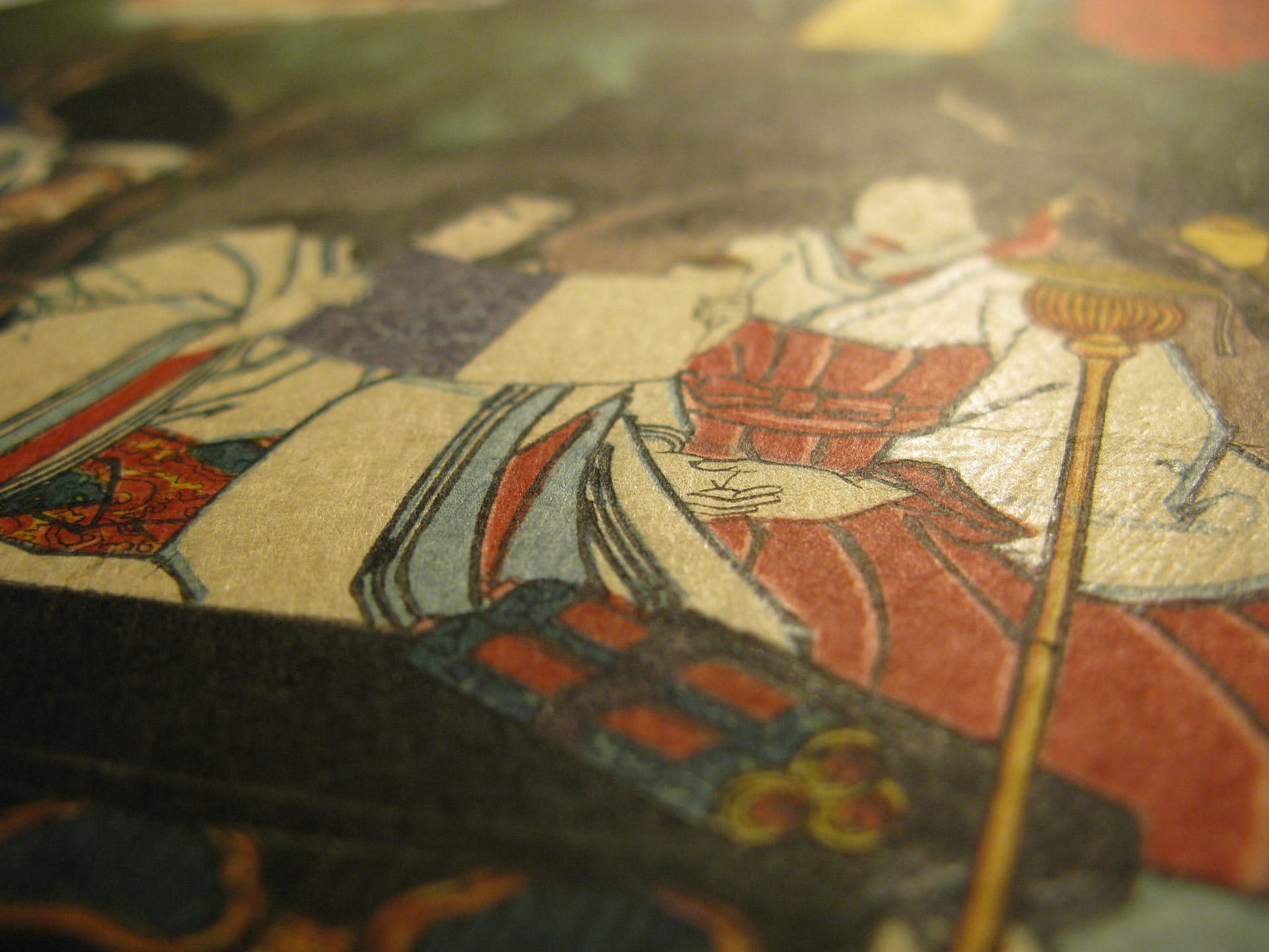 Kuniyoshi - Kisokaido rokujuku tsugi - miyanokoshi - detail 5