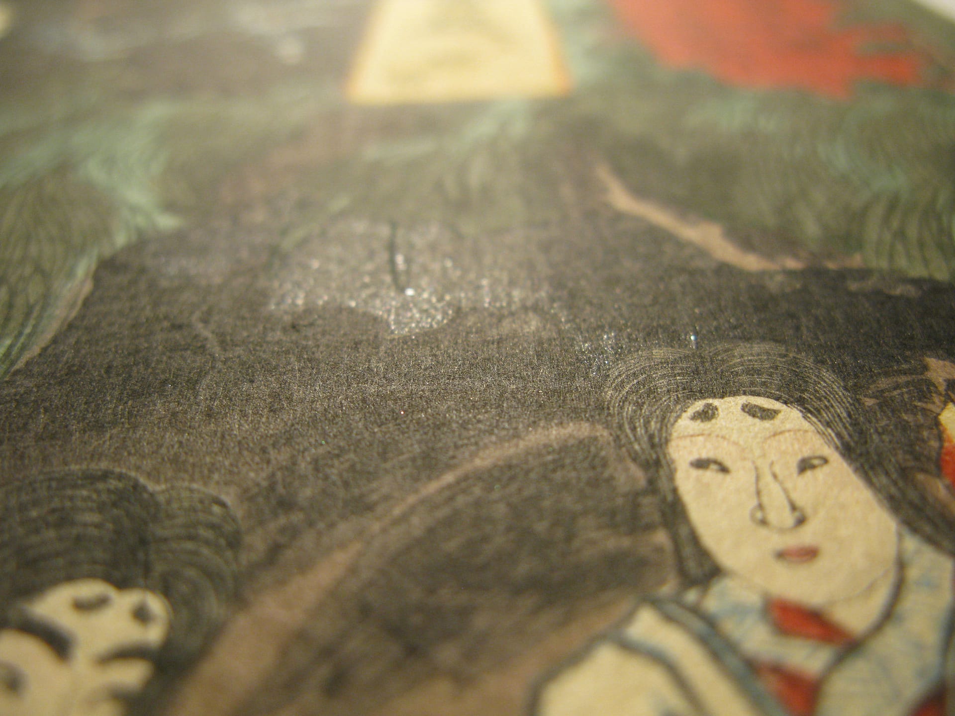 Kuniyoshi - Kisokaido rokujuku tsugi - miyanokoshi - detail 7
