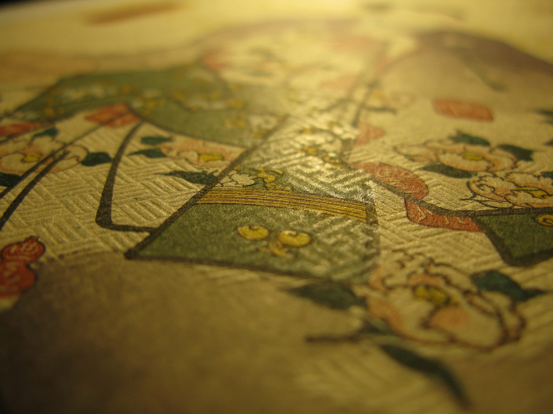 Kunisada / Toyokuni III - woodblock print - Lasting impressions of a late Genji collection - Chapter 38 - detail 4