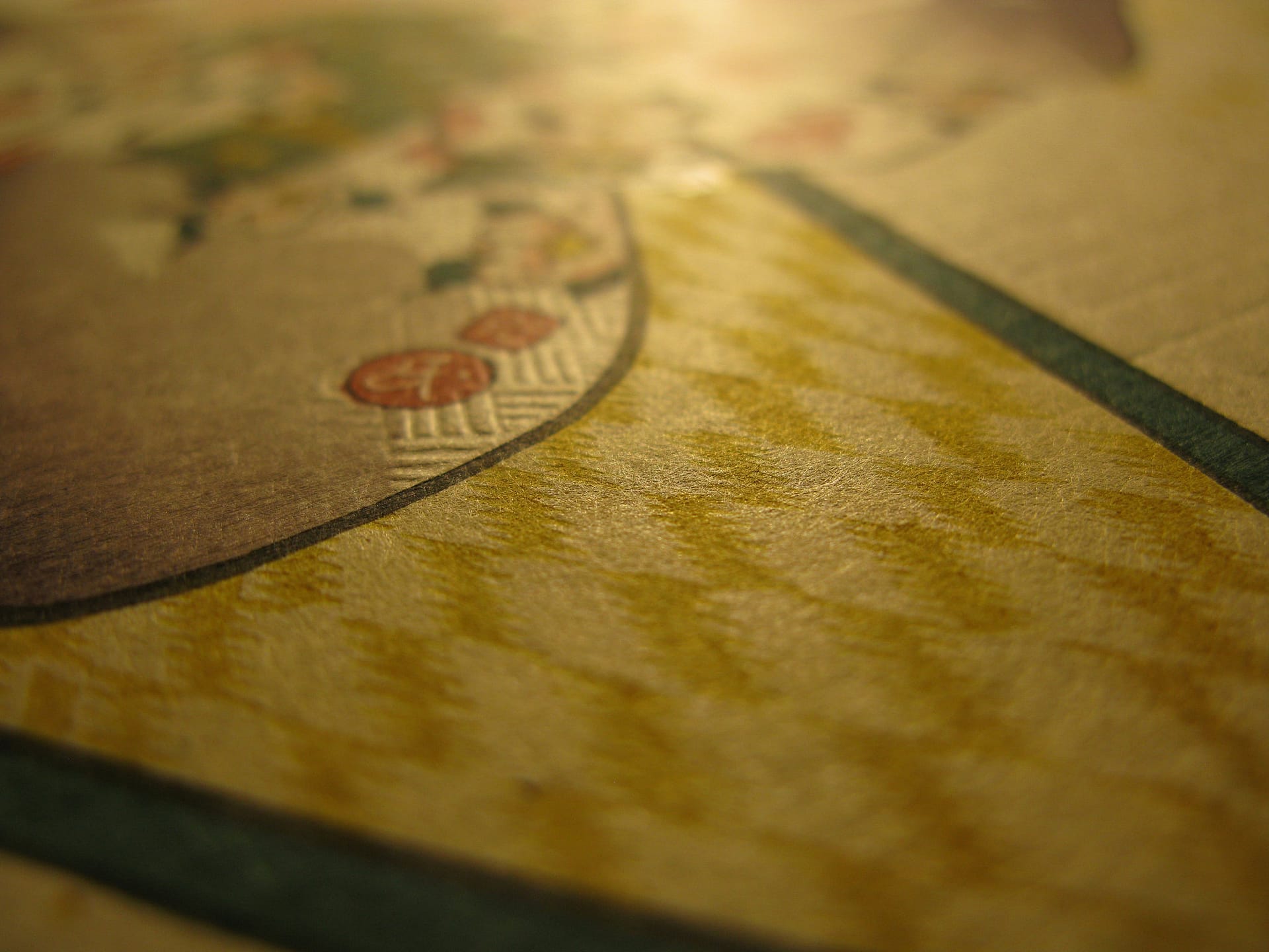 Kunisada / Toyokuni III - woodblock print - Lasting impressions of a late Genji collection - Chapter 38 - detail 5