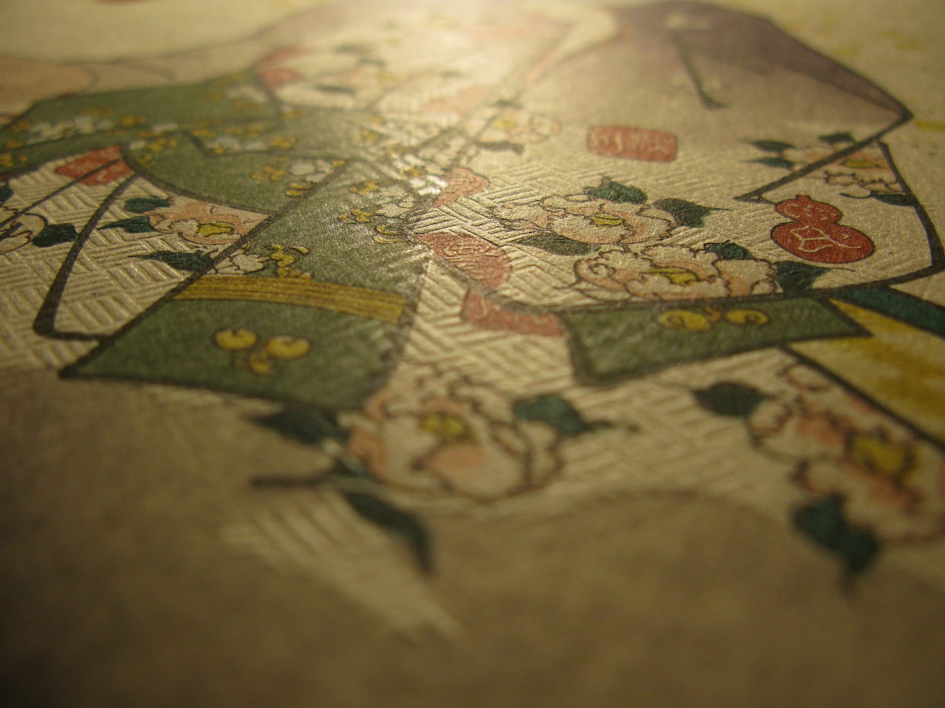 Kunisada / Toyokuni III - woodblock print - Lasting impressions of a late Genji collection - Chapter 38 - detail 7