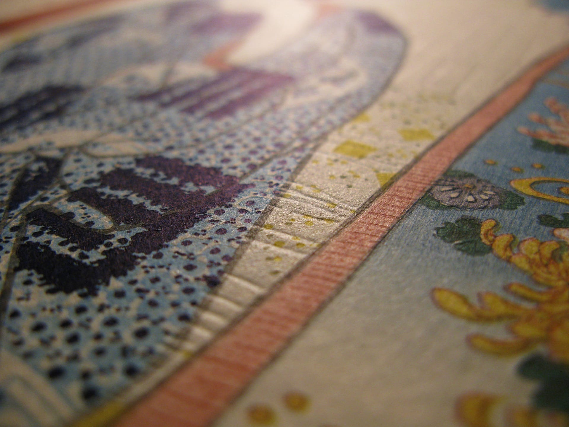 Kunisada / Toyokuni III - woodblock print - Lasting impressions of a late Genji collection - Chapter 38 - detail 5