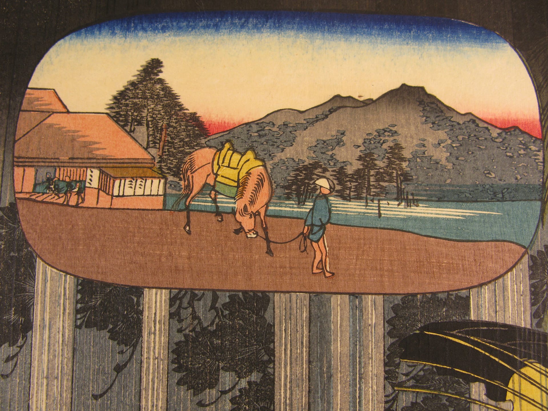 Kuniyoshi - Kisokaido rokujuku tsugi - oi- detail 2