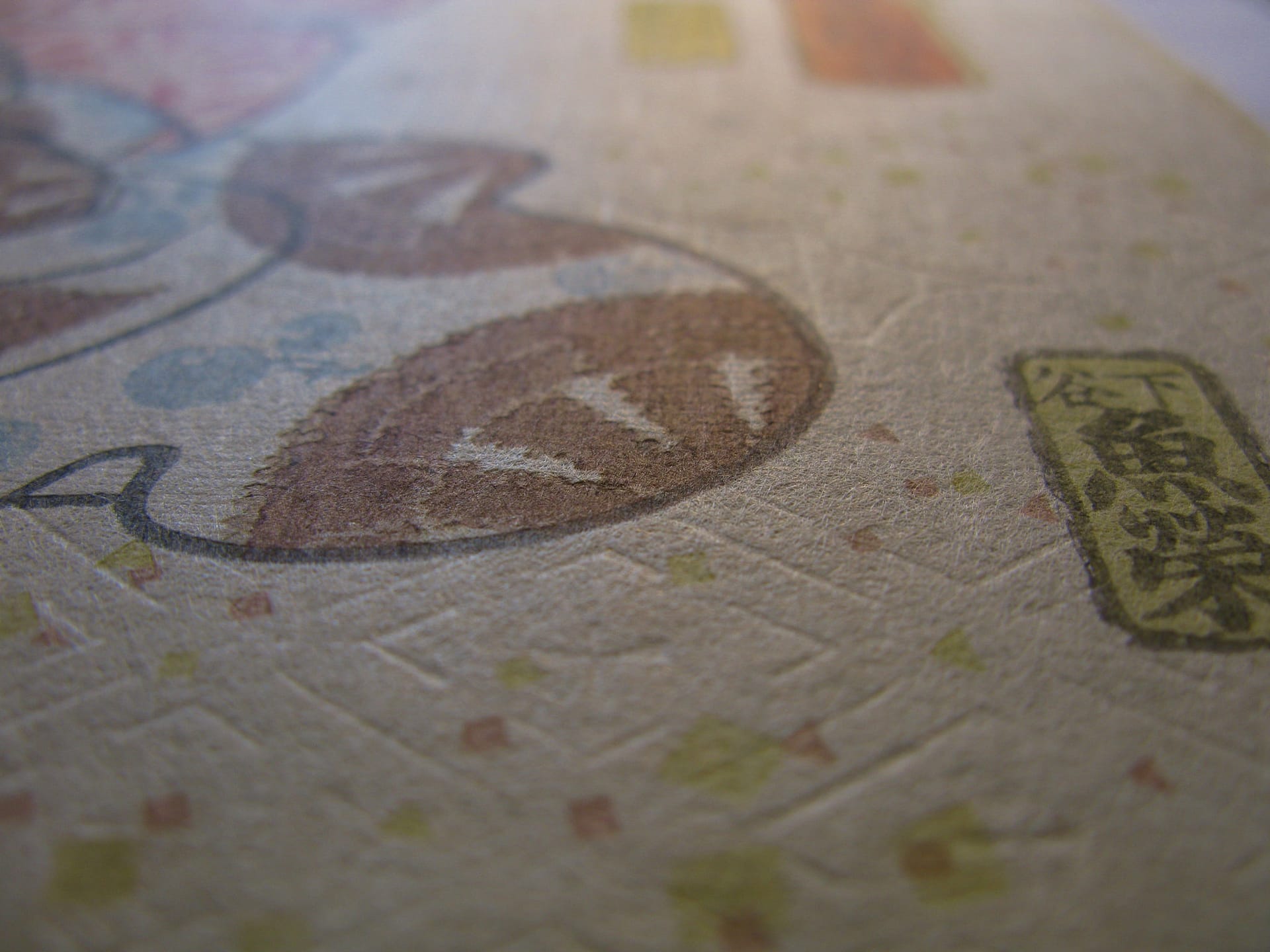 Kunisada / Toyokuni III - woodblock print - Lasting impressions of a late Genji collection - Chapter 5 - detail 3
