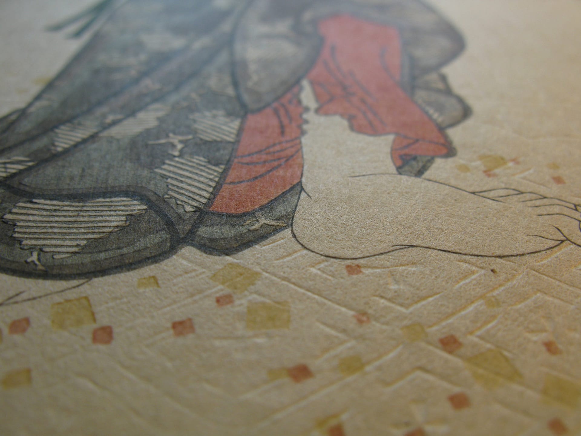 Kunisada / Toyokuni III - woodblock print - Lasting impressions of a late Genji collection - Chapter 5 - detail 2