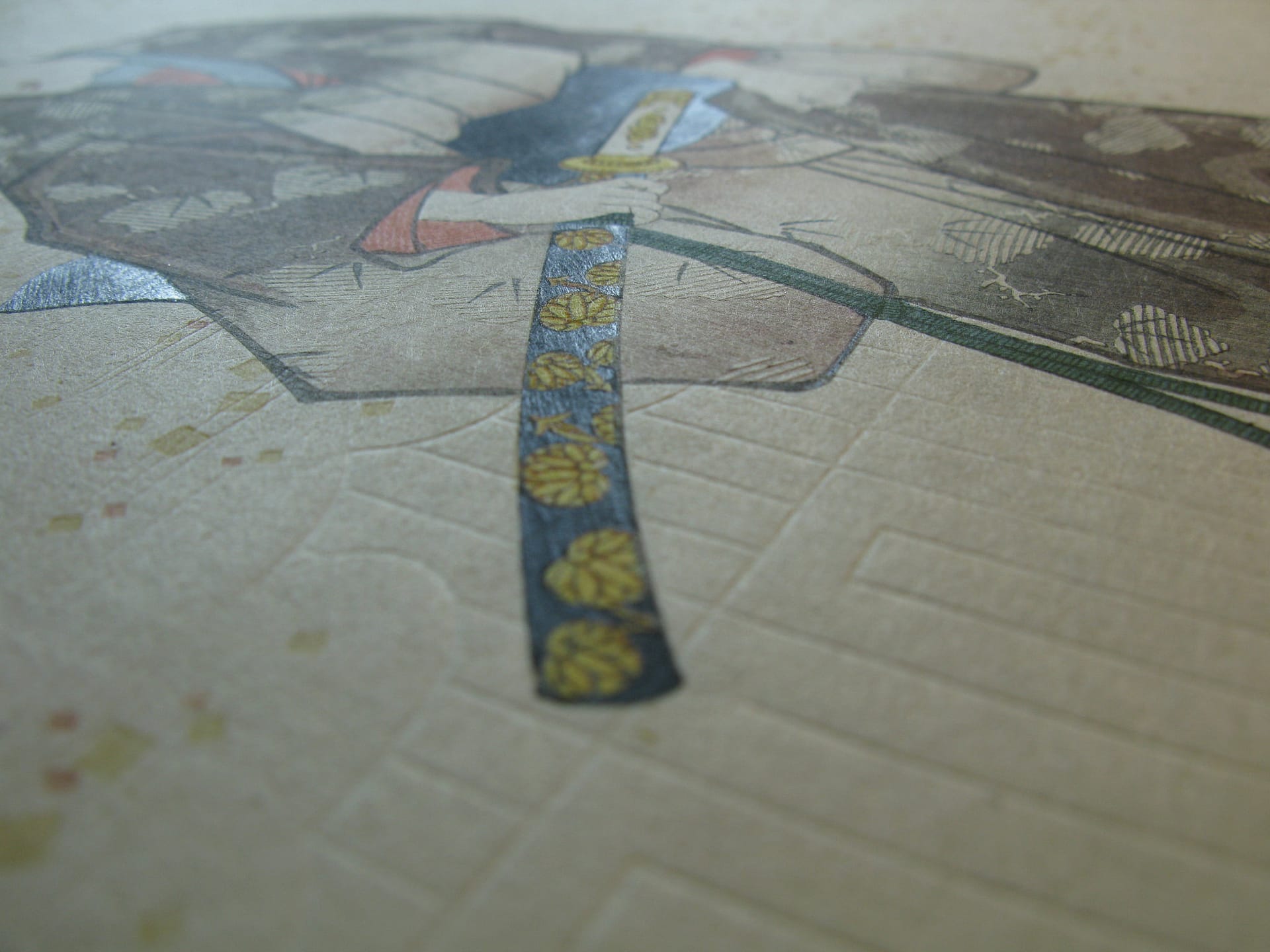 Kunisada / Toyokuni III - woodblock print - Lasting impressions of a late Genji collection - Chapter 5 - detail 3