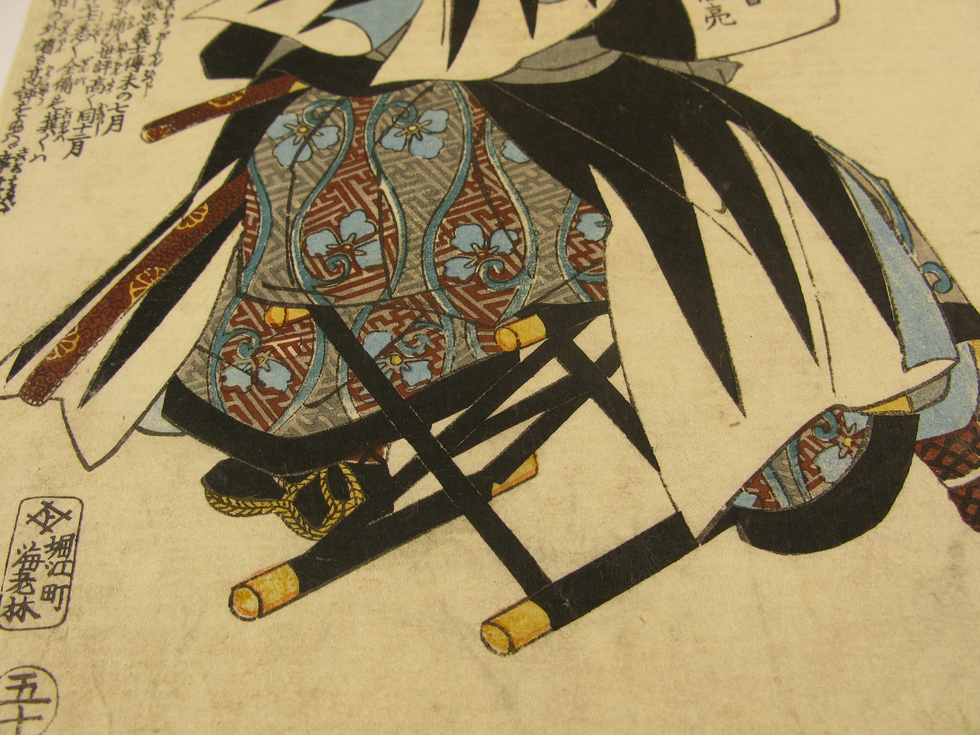 Kuniyoshi - Seichu gishi den - Kanesuke - detail 2