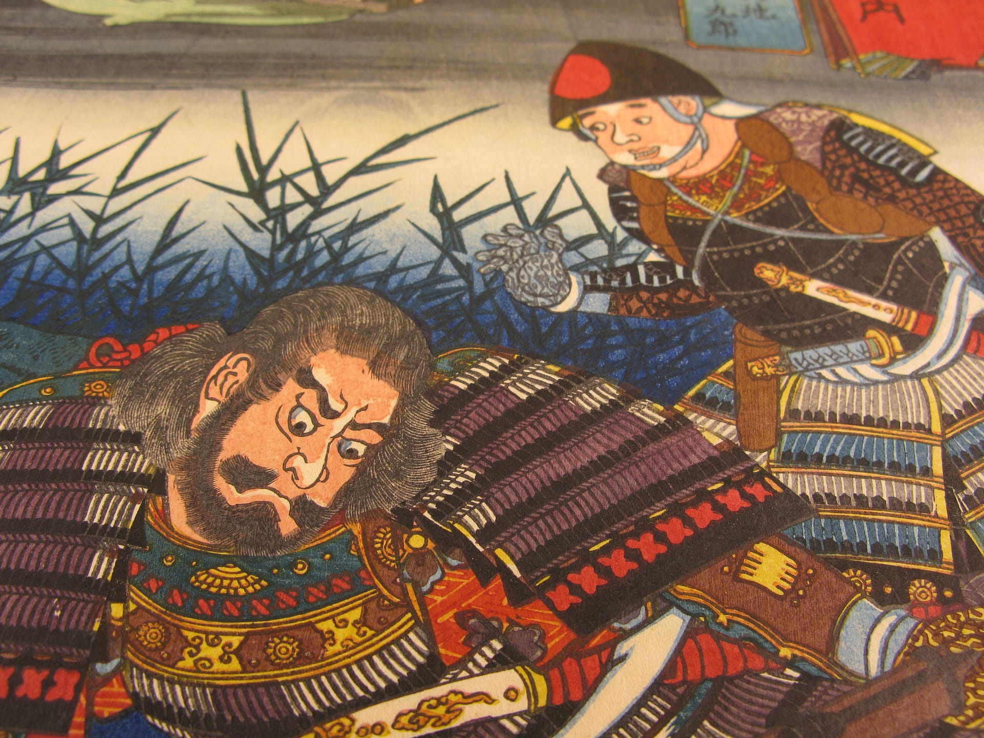 Kuniyoshi - Kisokaido rokujuku tsugi - Echikawa - detail 7