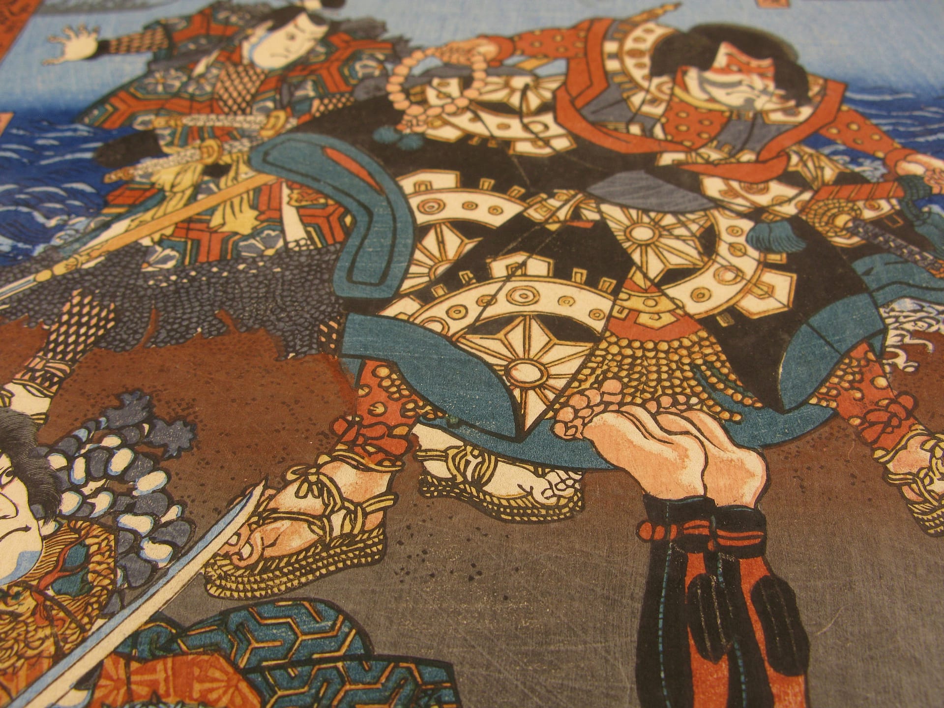 Kunisada II - woodblock print - Senbon Zakura - detail 01