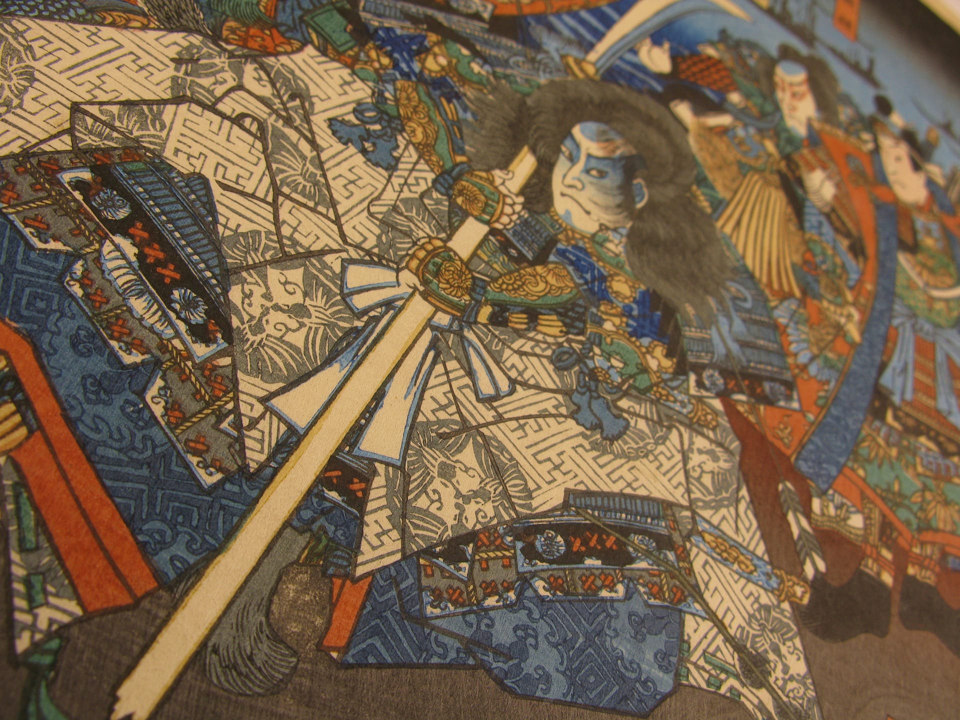 Kunisada II - woodblock print - Senbon Zakura - detail 01