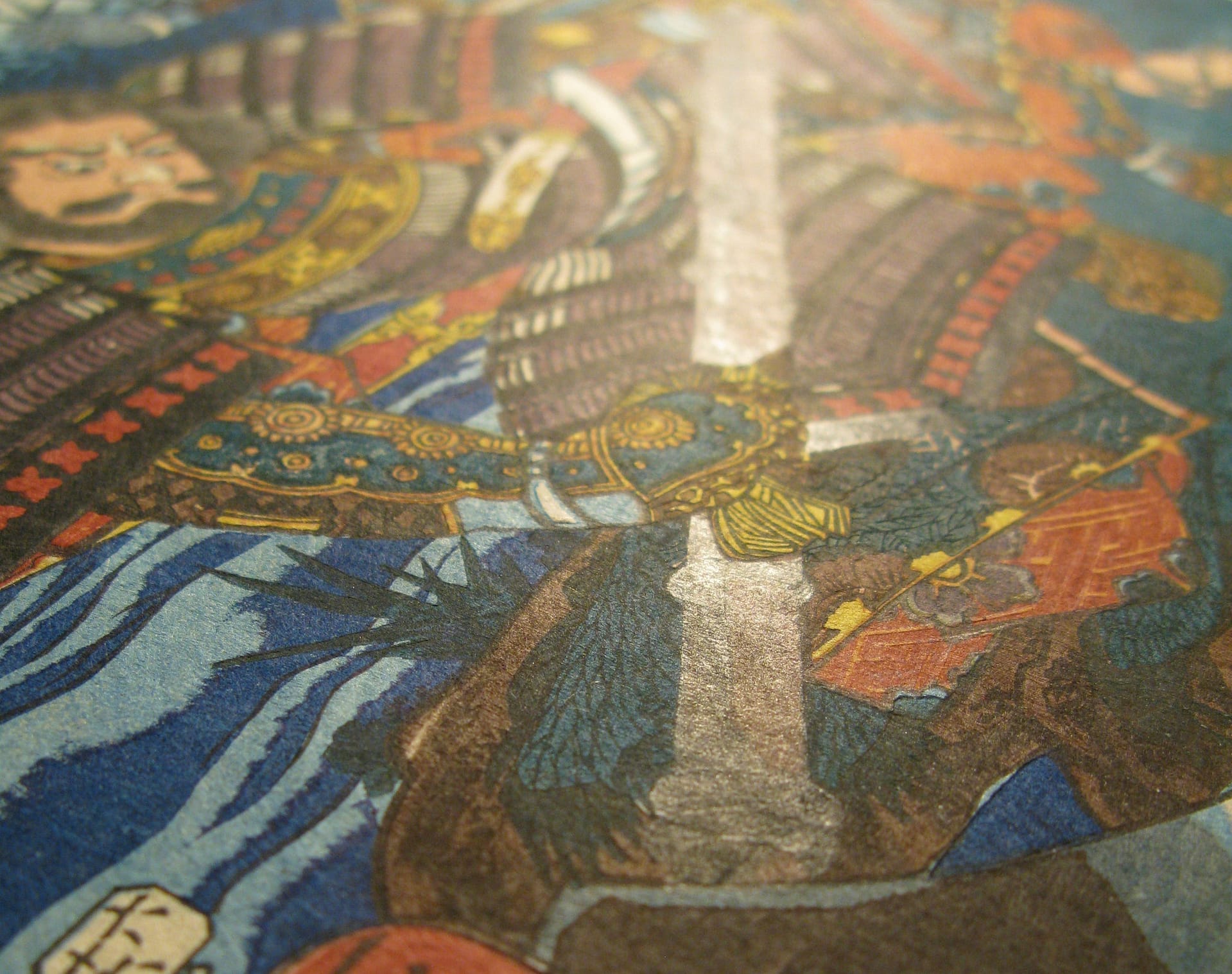 Kuniyoshi - Kisokaido rokujuku tsugi - Echikawa - detail 8
