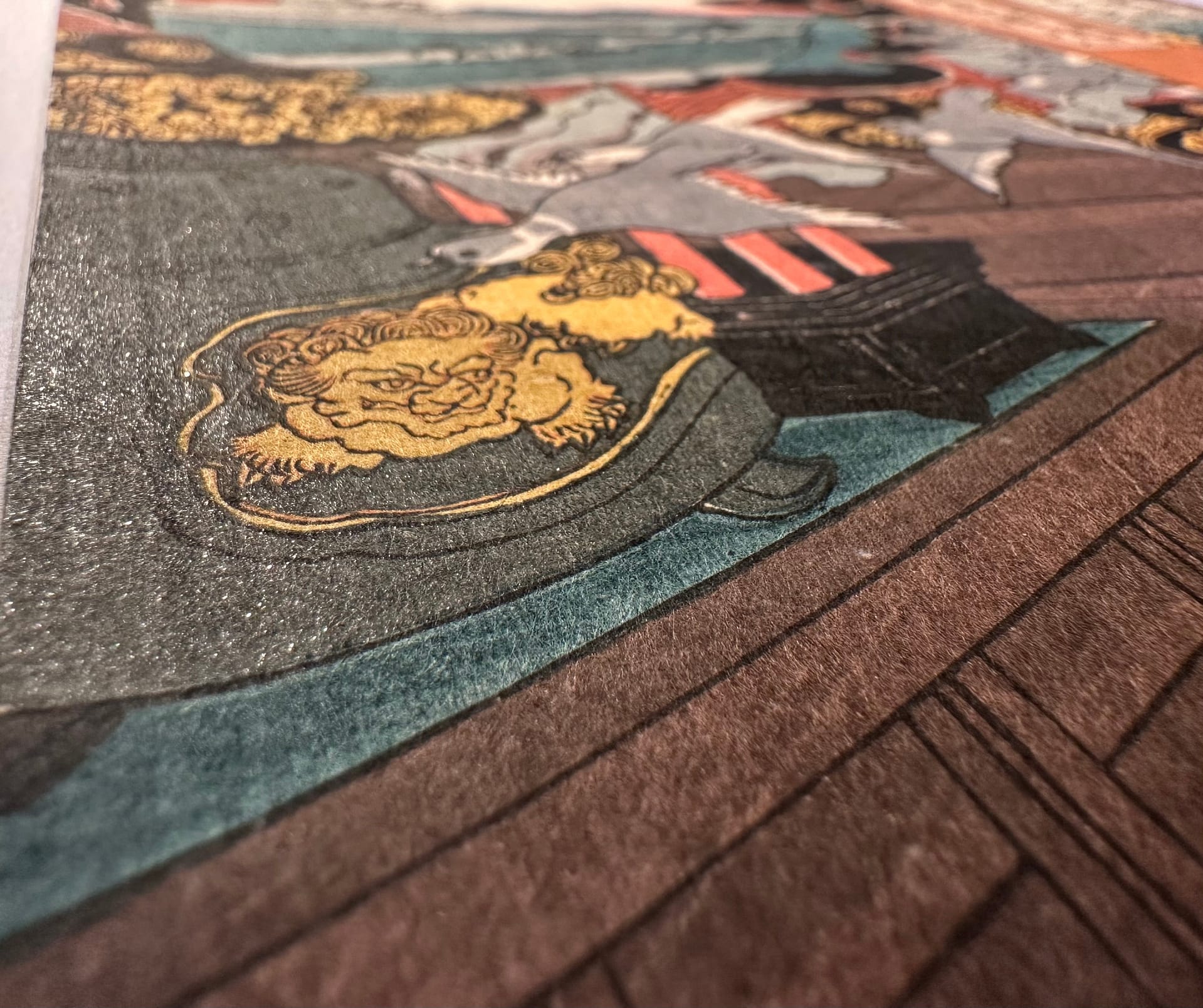 Kuniyoshi - Kisokaido rokujuku tsugi - Karuizawa - detail 4